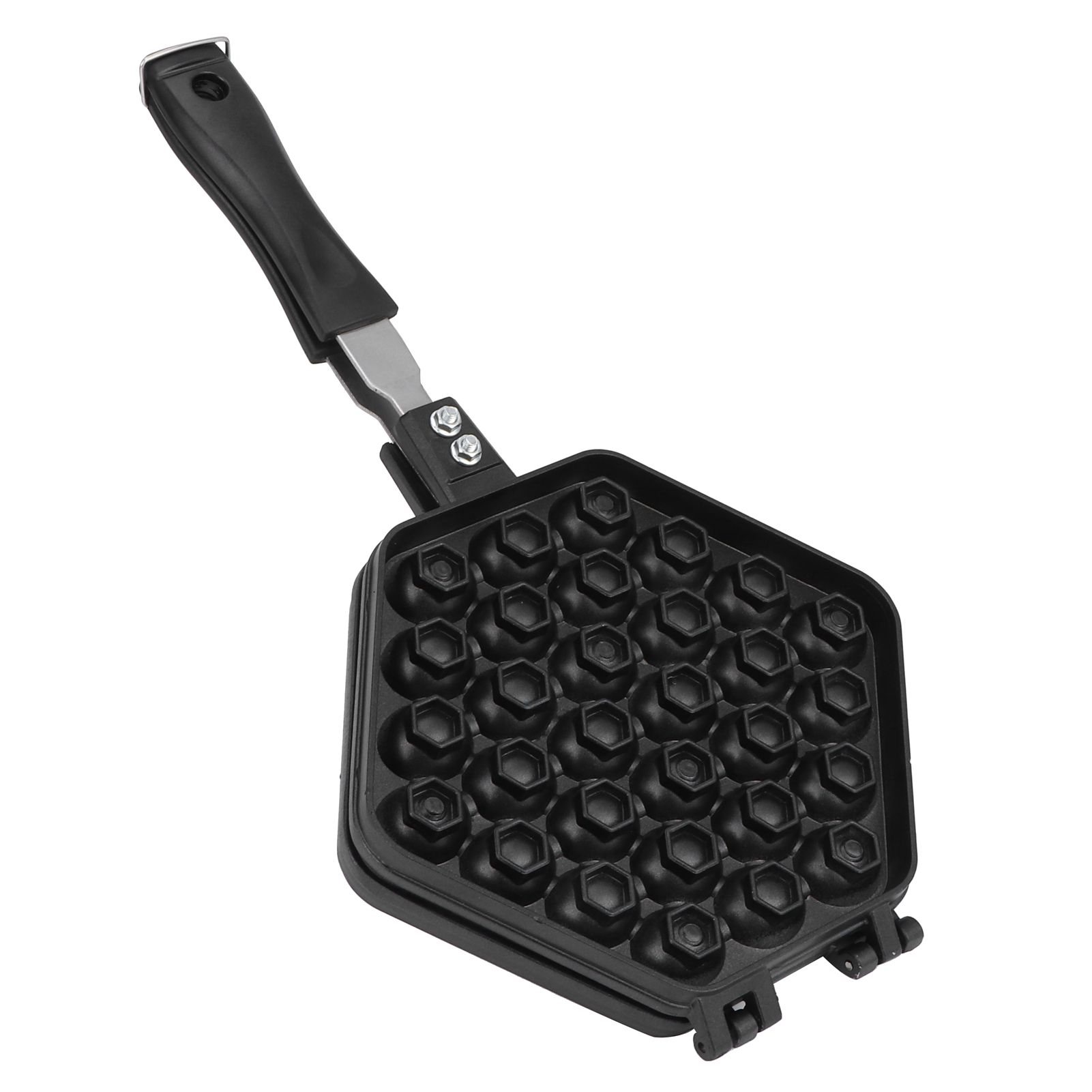 Egg Puff Pan with Handle NonStick Baking Maker Machine Kitchen Cooking Utensils view 2