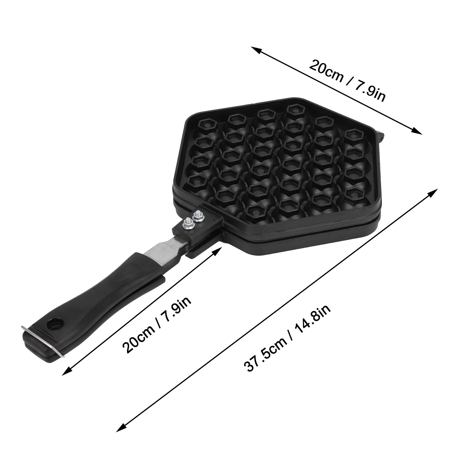 Egg Puff Pan with Handle NonStick Baking Maker Machine Kitchen Cooking Utensils view 14