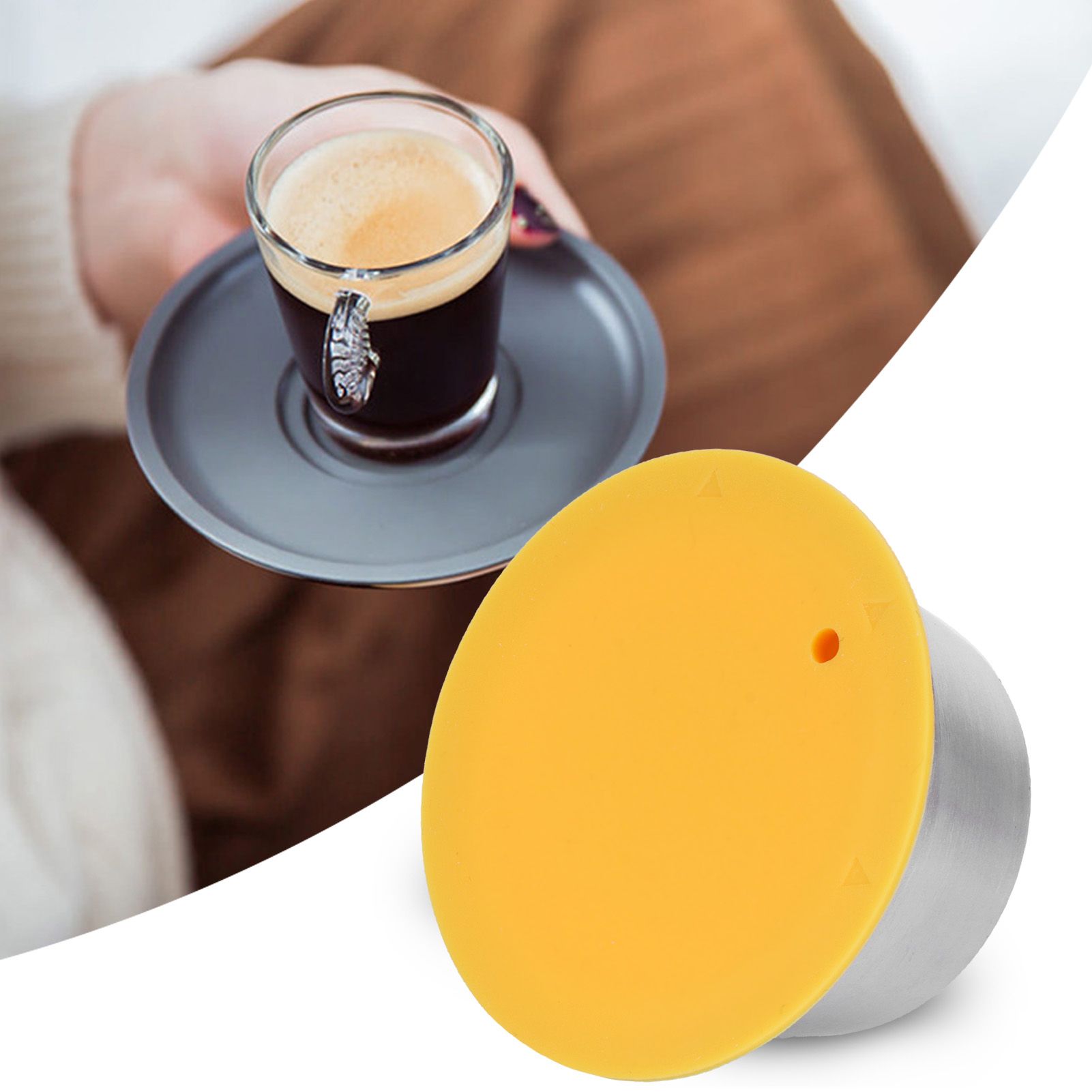 Coffee Capsule Stainless Steel Reusable Refillable Filter Cup for Dolce Gusto view 10
