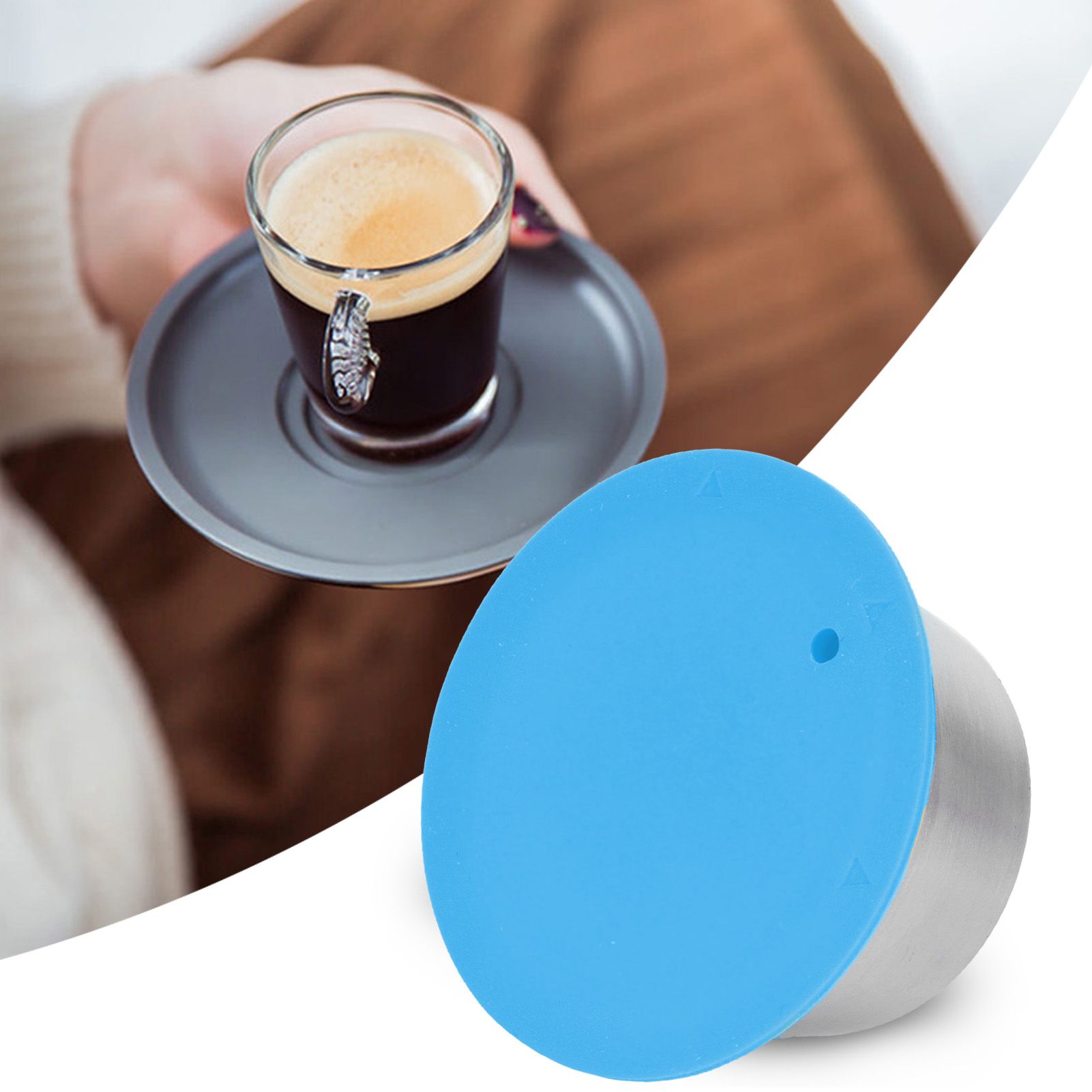 Coffee Capsule Stainless Steel Reusable Refillable Filter Cup for Dolce Gusto view 9