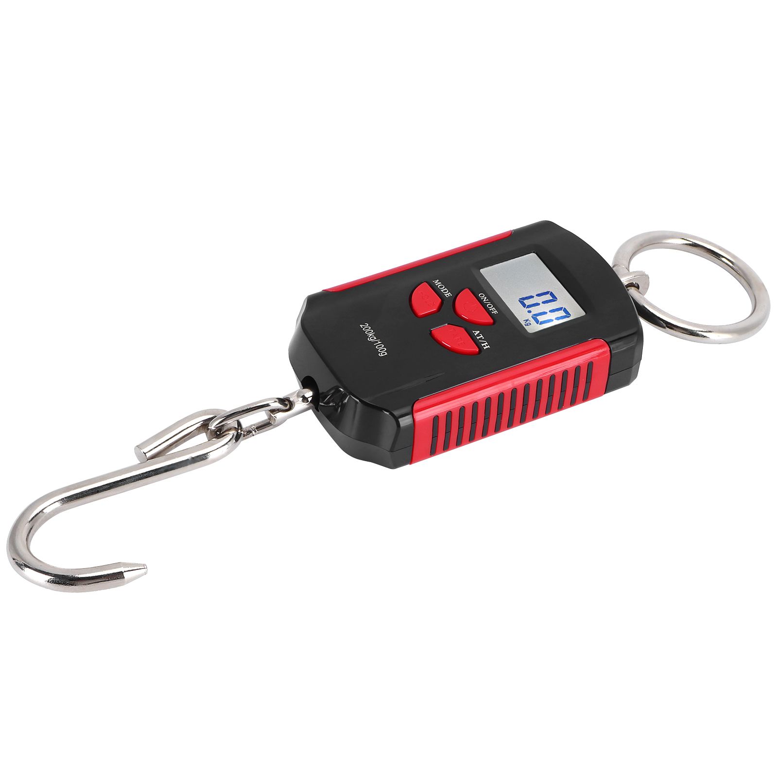 Portable Electronic Hanging Scale Digital LCD Backlit Display kg/lb/JIN 200KG view 6