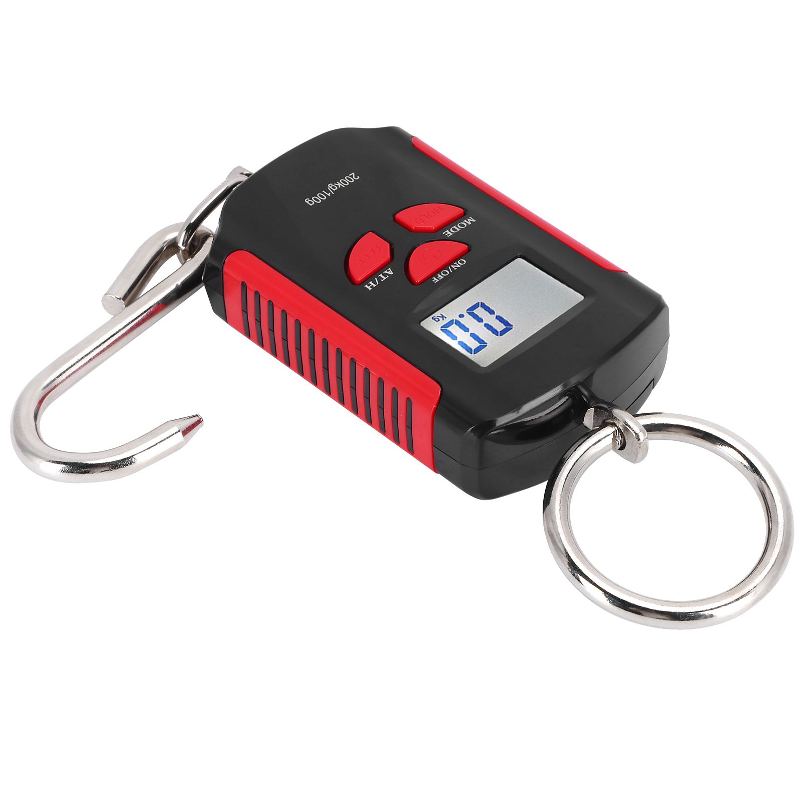 Portable Electronic Hanging Scale Digital LCD Backlit Display kg/lb/JIN 200KG view 7