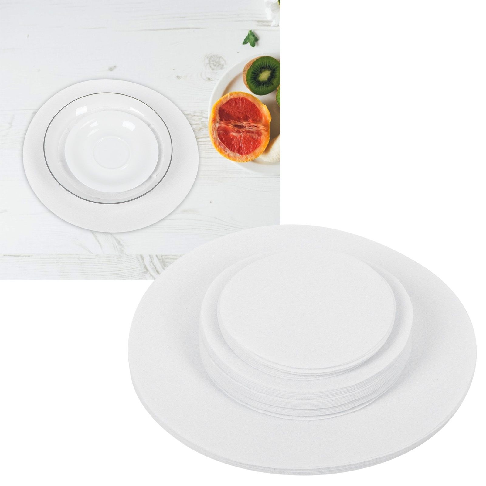 Felt Dish Protection Pad AntiFriction Storage Separator Insulation Mat Food view 9