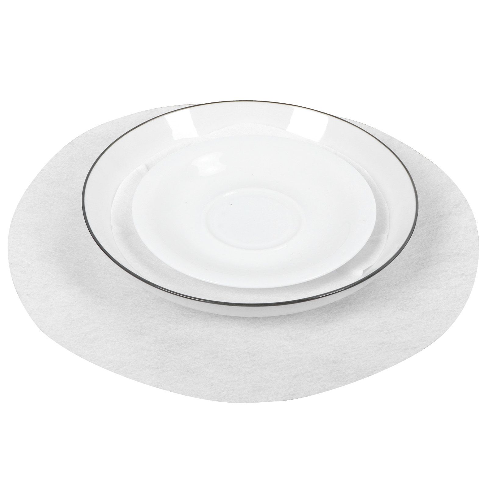 Felt Dish Protection Pad AntiFriction Storage Separator Insulation Mat Food view 10