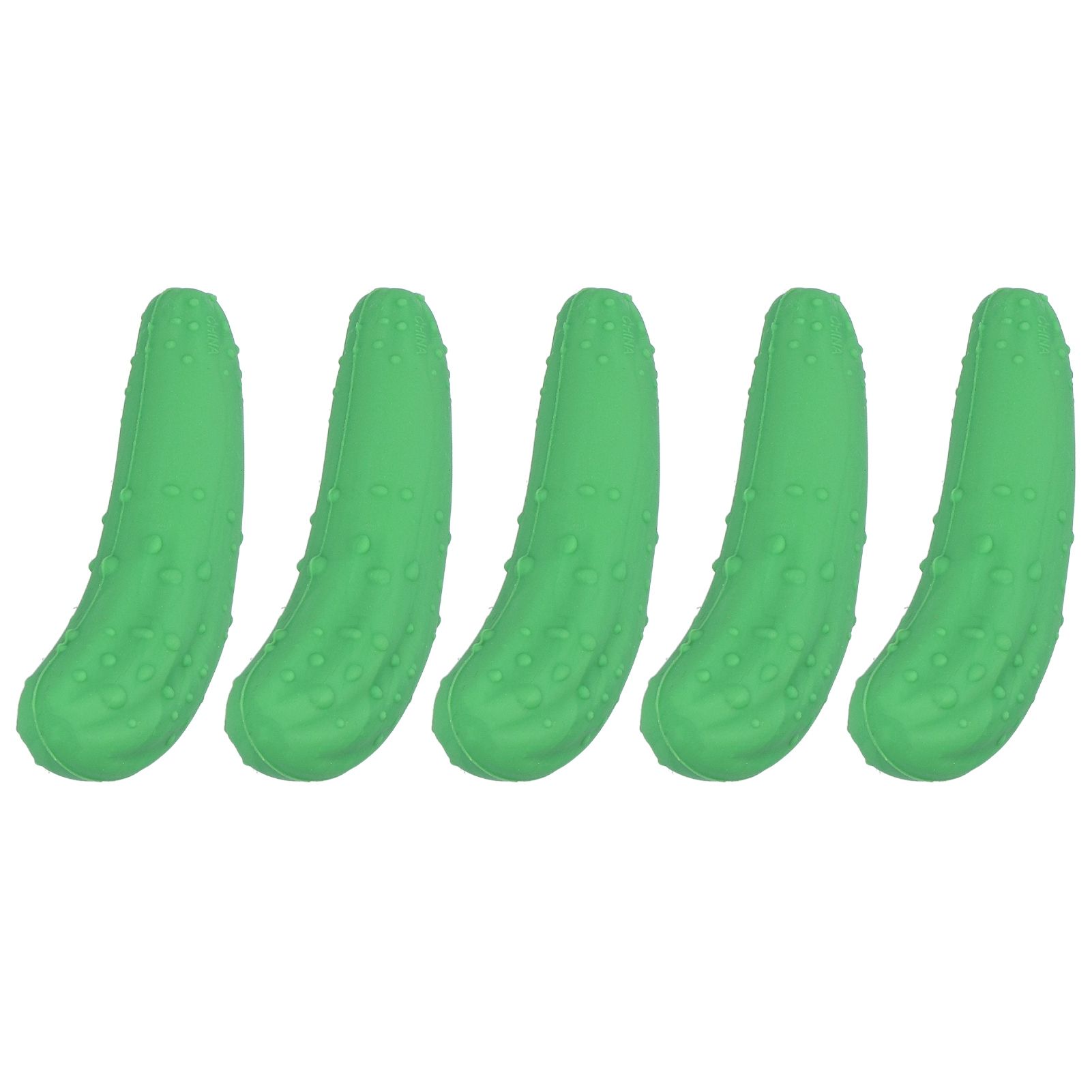 5Pcs Wine Stoppers Silicone Reusable Artificial Cucumber Shape Beverage Bottle