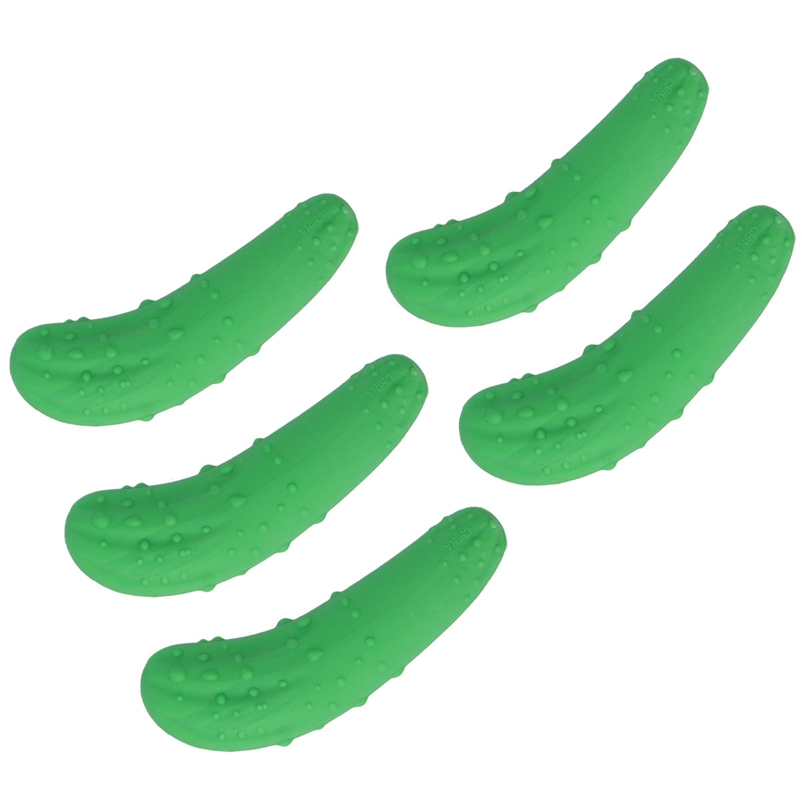 5Pcs Wine Stoppers Silicone Reusable Artificial Cucumber Shape Beverage Bottle view 2