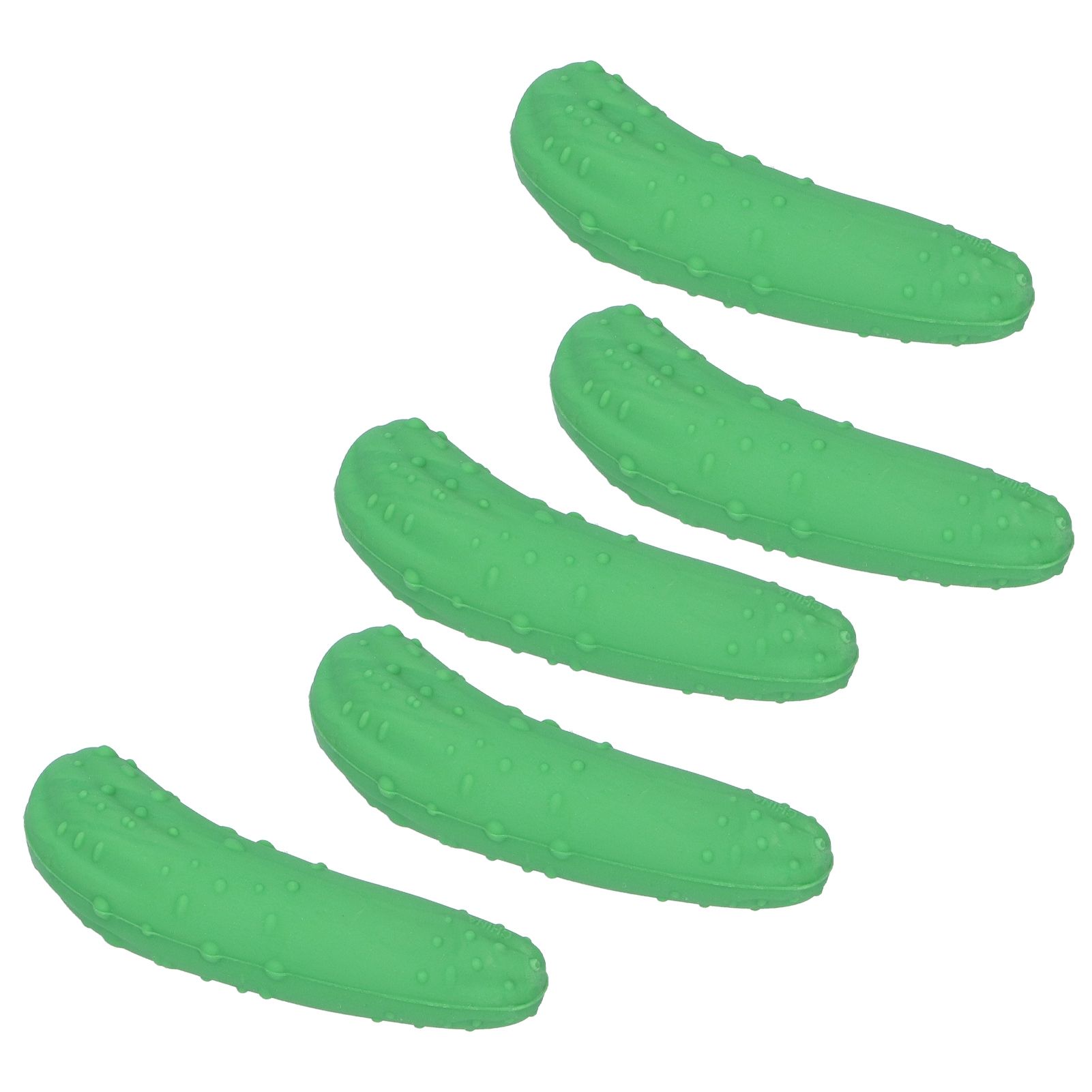 5Pcs Wine Stoppers Silicone Reusable Artificial Cucumber Shape Beverage Bottle view 3