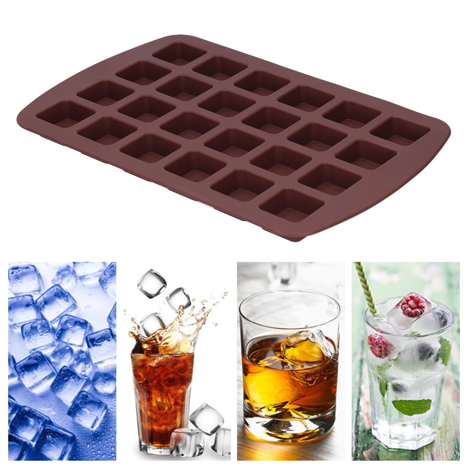 Candy Chocolate Mold Silicone 24 Grids Hand‑Made Cupcake Baking Mould Kitchen view 10
