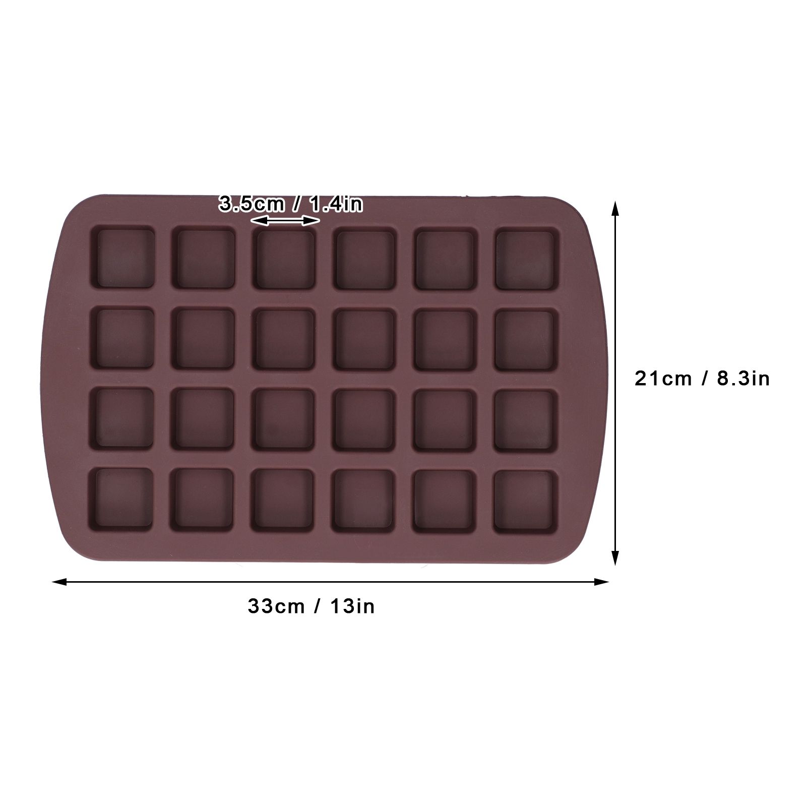 Candy Chocolate Mold Silicone 24 Grids Hand‑Made Cupcake Baking Mould Kitchen view 14