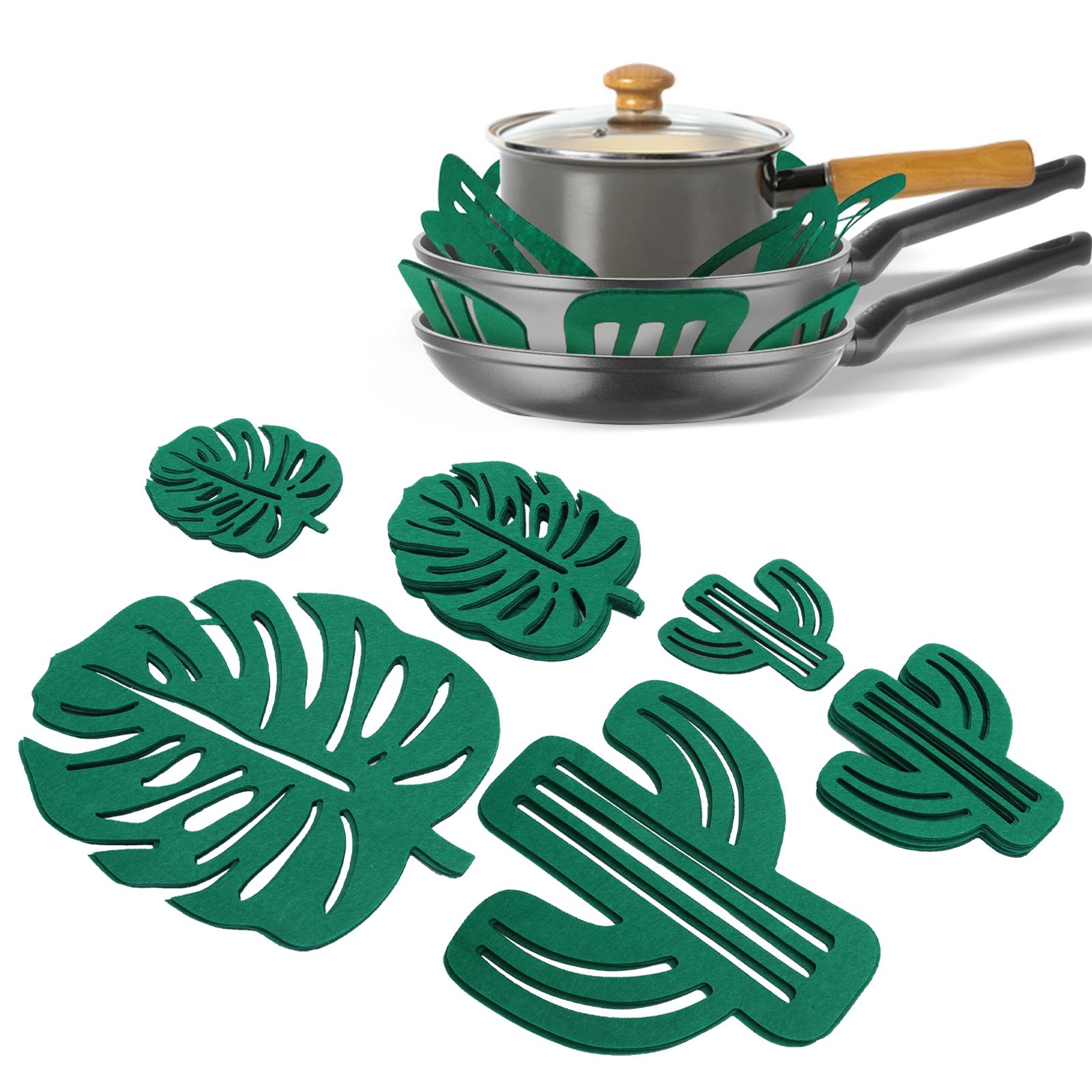 Felt Pot Mat WaterAbsorbing Insulation Placemats Table Padding Cup Mats view 9