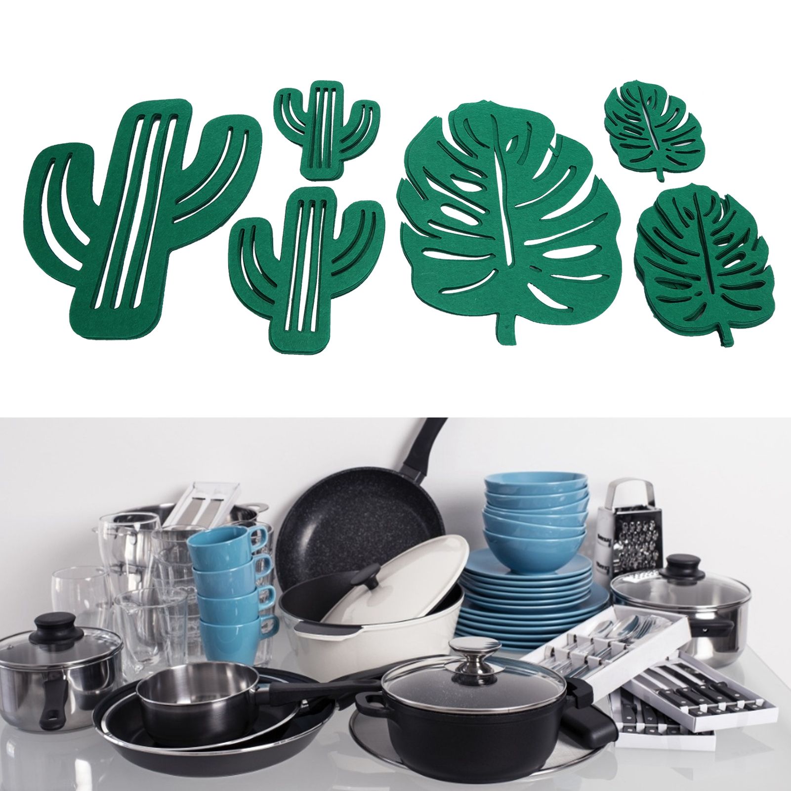 Felt Pot Mat WaterAbsorbing Insulation Placemats Table Padding Cup Mats view 10