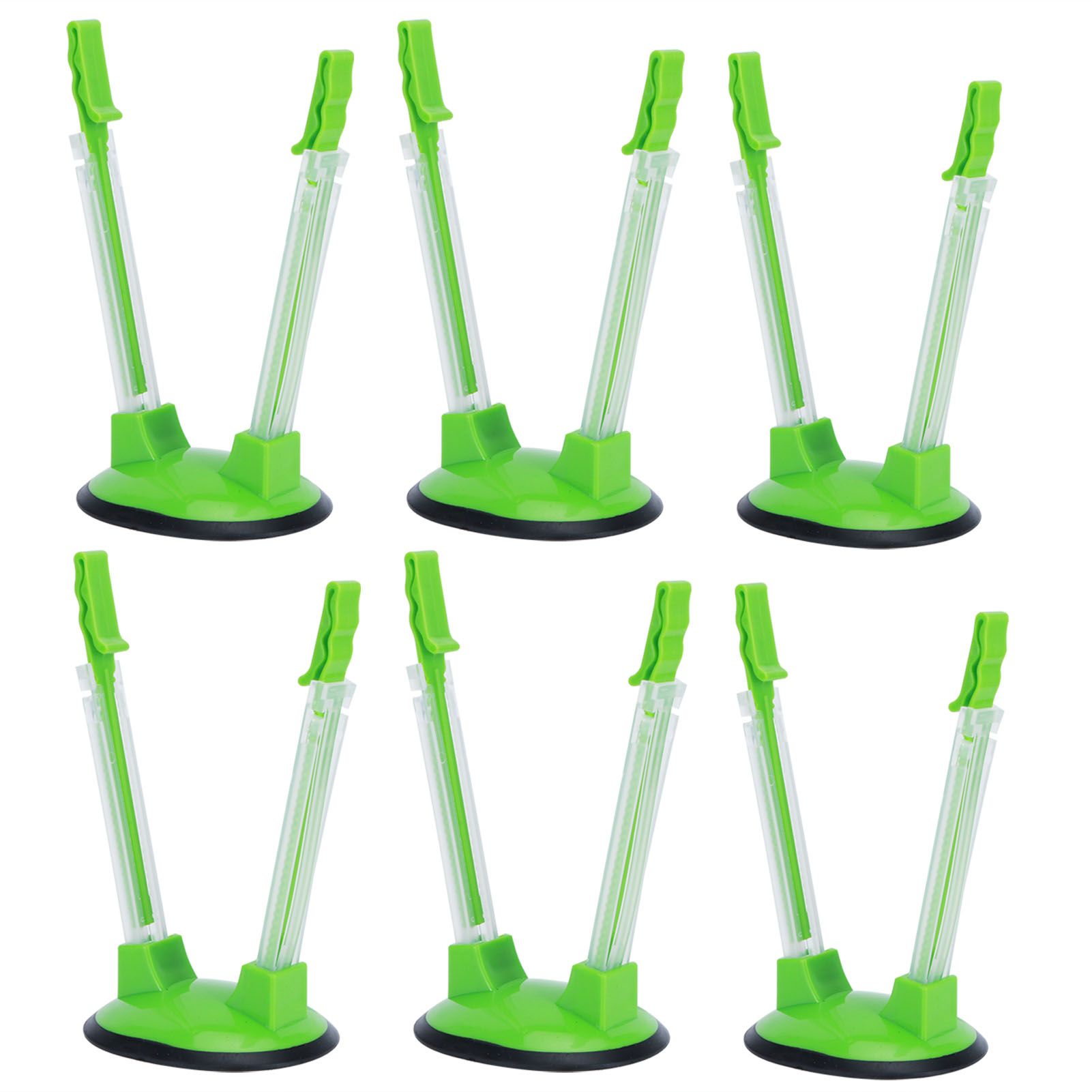 6Pcs Food Storage Bag Holder Stand HandsFree Bag Racks Home Kitchen Accessory view 2