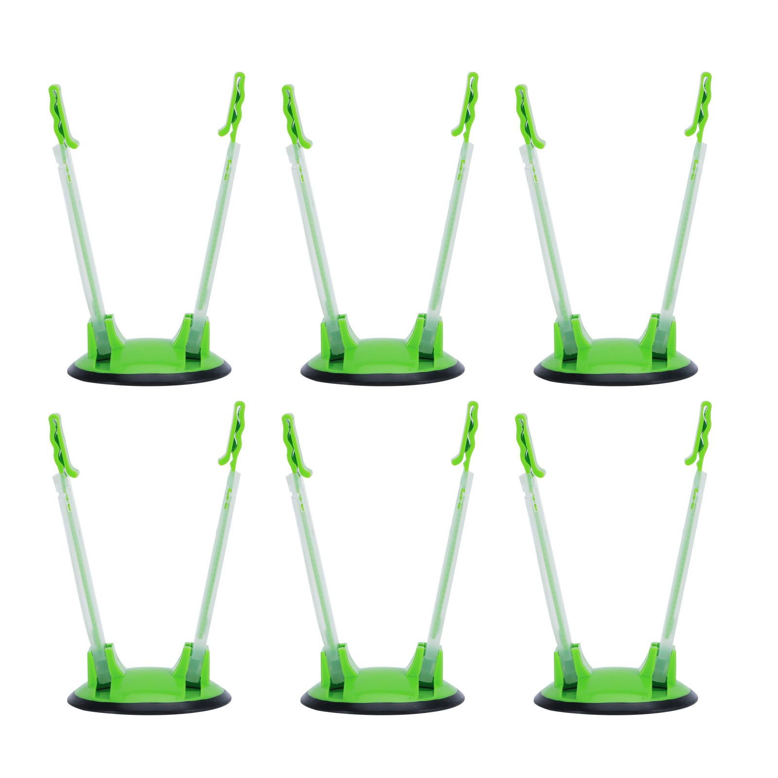6Pcs Food Storage Bag Holder Stand HandsFree Bag Racks Home Kitchen Accessory view 3