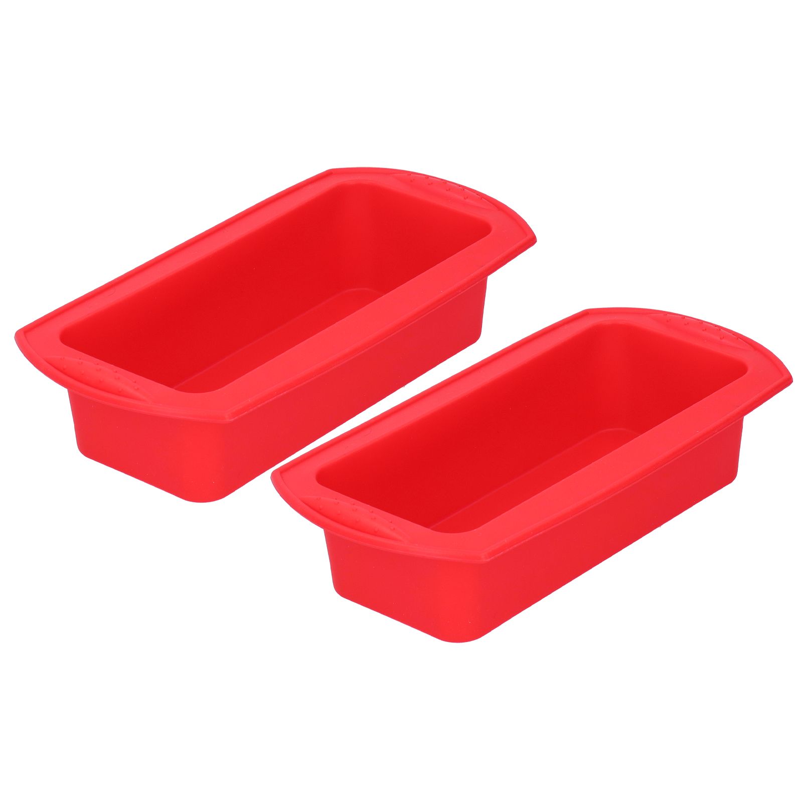 2Pcs Rectangle Silicone Cake Pan Bread Mold Baking Tool 2lb Cake Moulds
