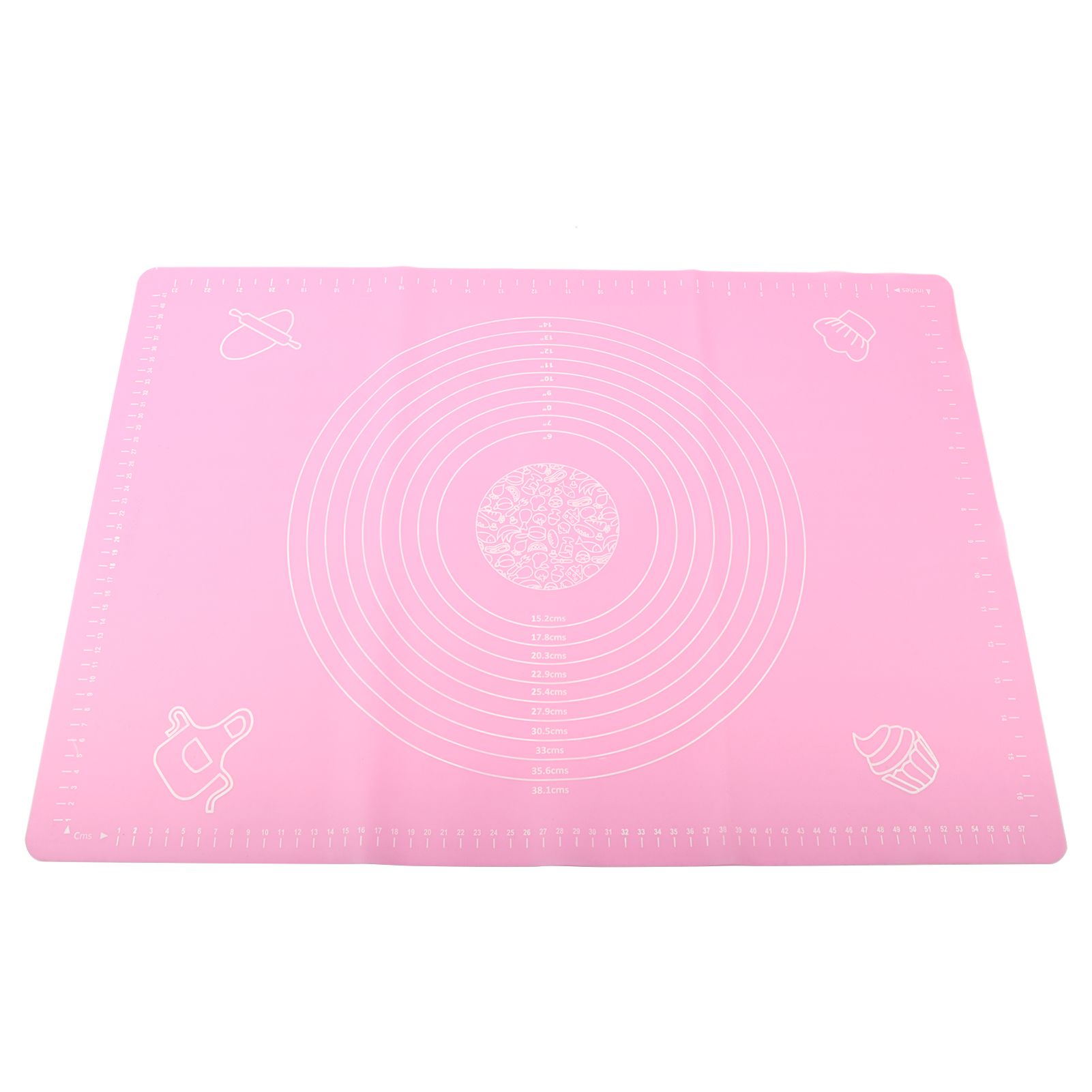 Silicone Knead Mat with Scale Chopping Board Nonslip Baking Tool Heat