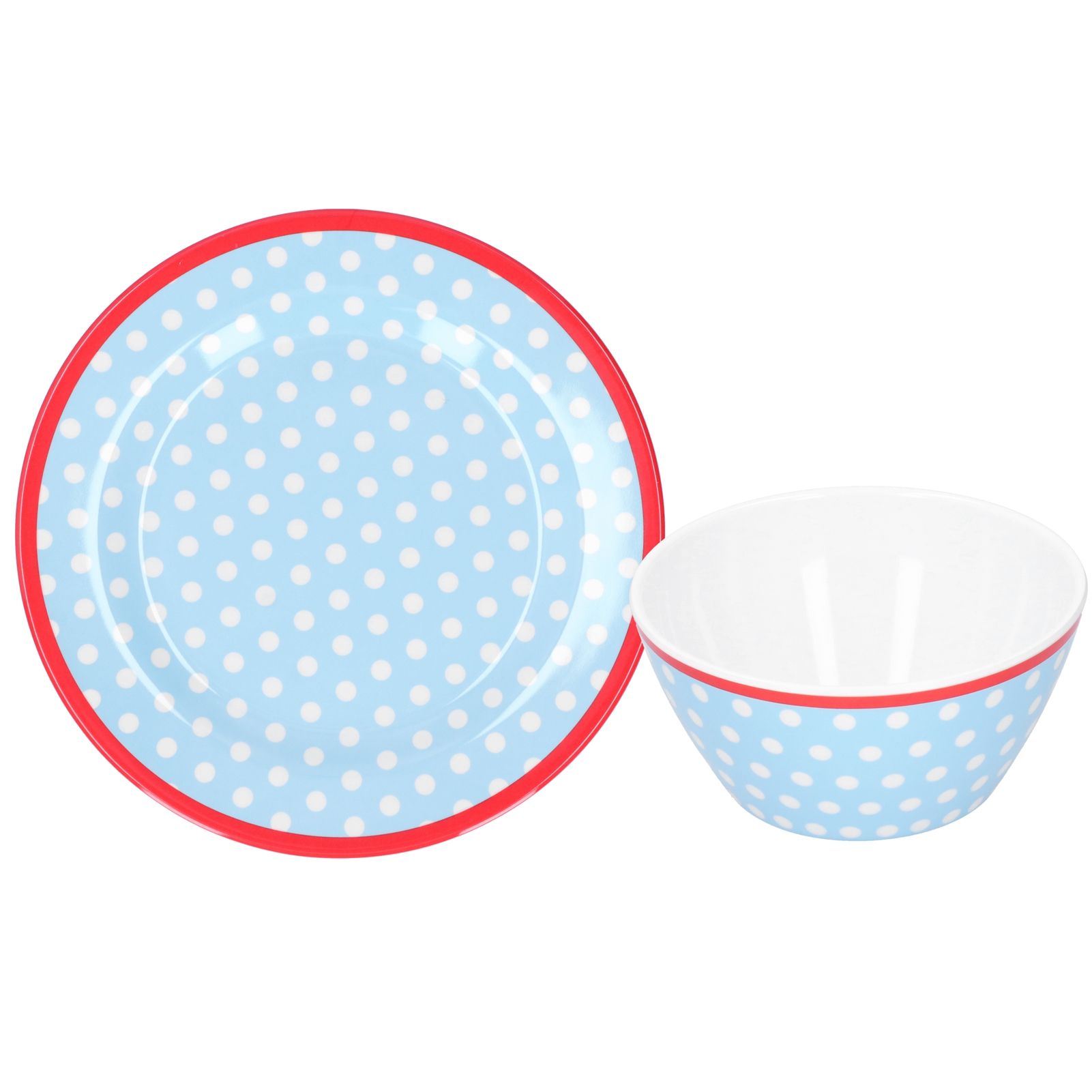 Bowl Dish Set Imitation Porcelain Fruit Salad Dessert Plate Dinnerware Tableware view 4