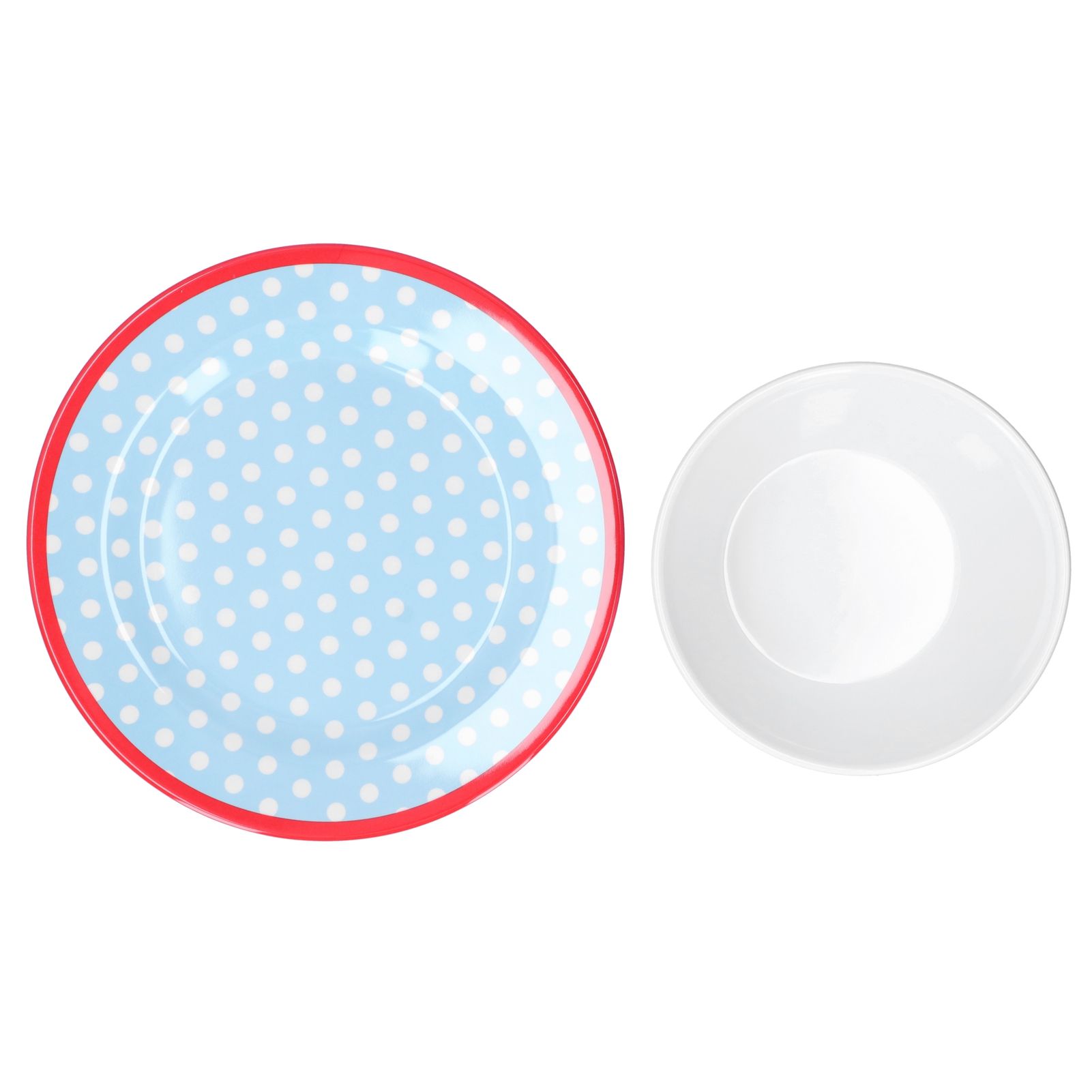 Bowl Dish Set Imitation Porcelain Fruit Salad Dessert Plate Dinnerware Tableware view 7