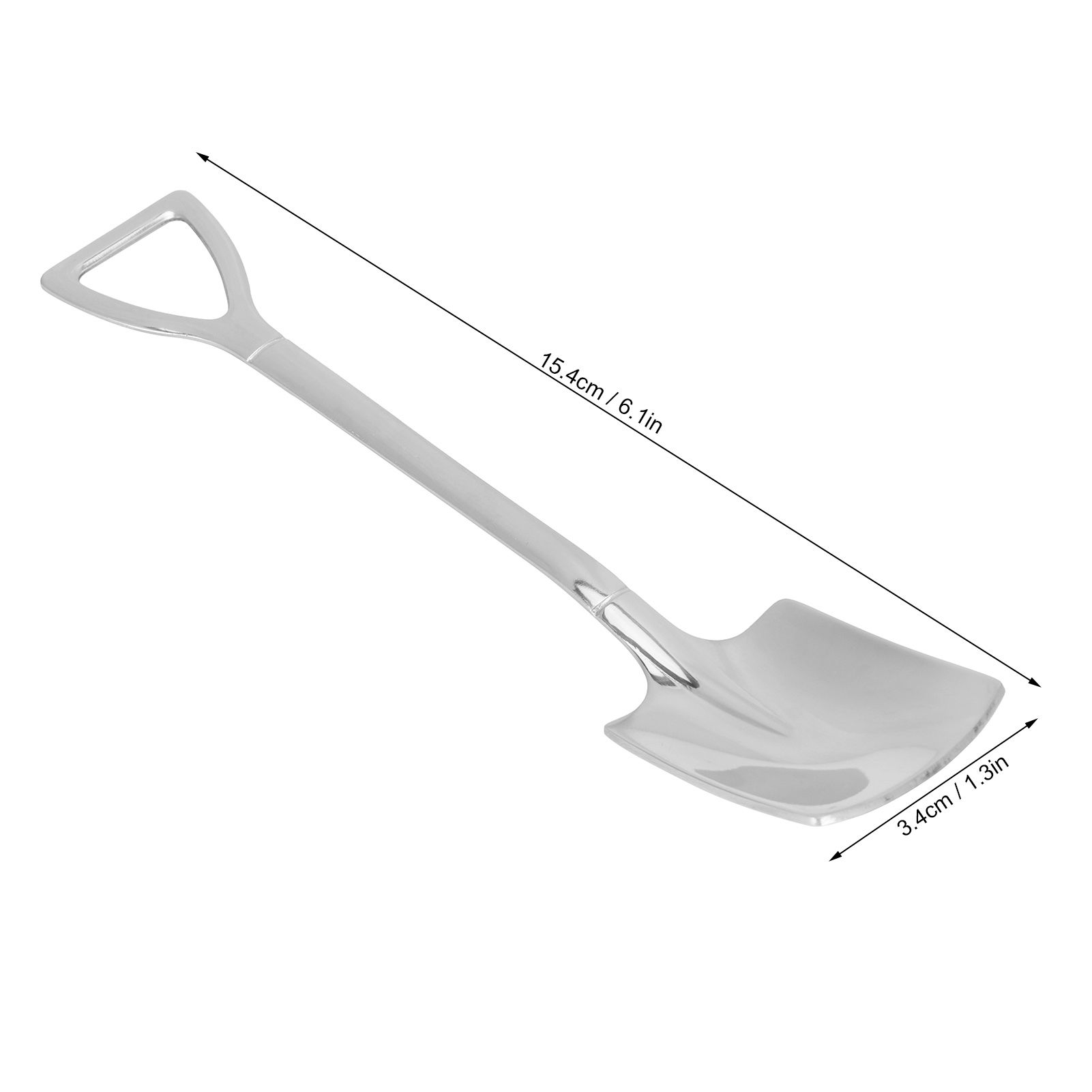 5pcs Dessert Coffee Spoons 304 Stainless Steel Ice Cream Dessert Cake Spoons view 14