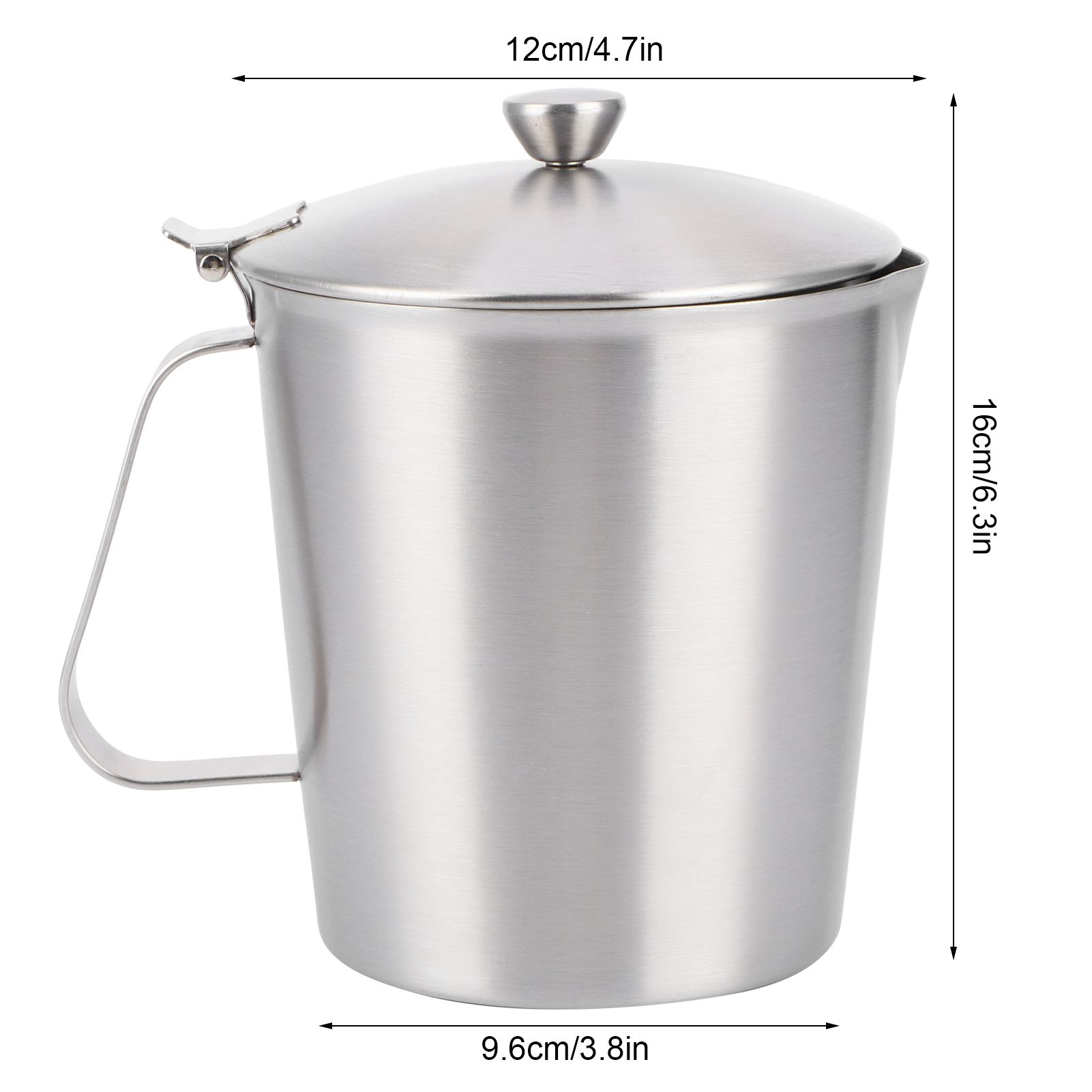 Coffee Latte Cup Thicken 304 Stainless Steel Measuring cup Milk Frothing Jug view 14