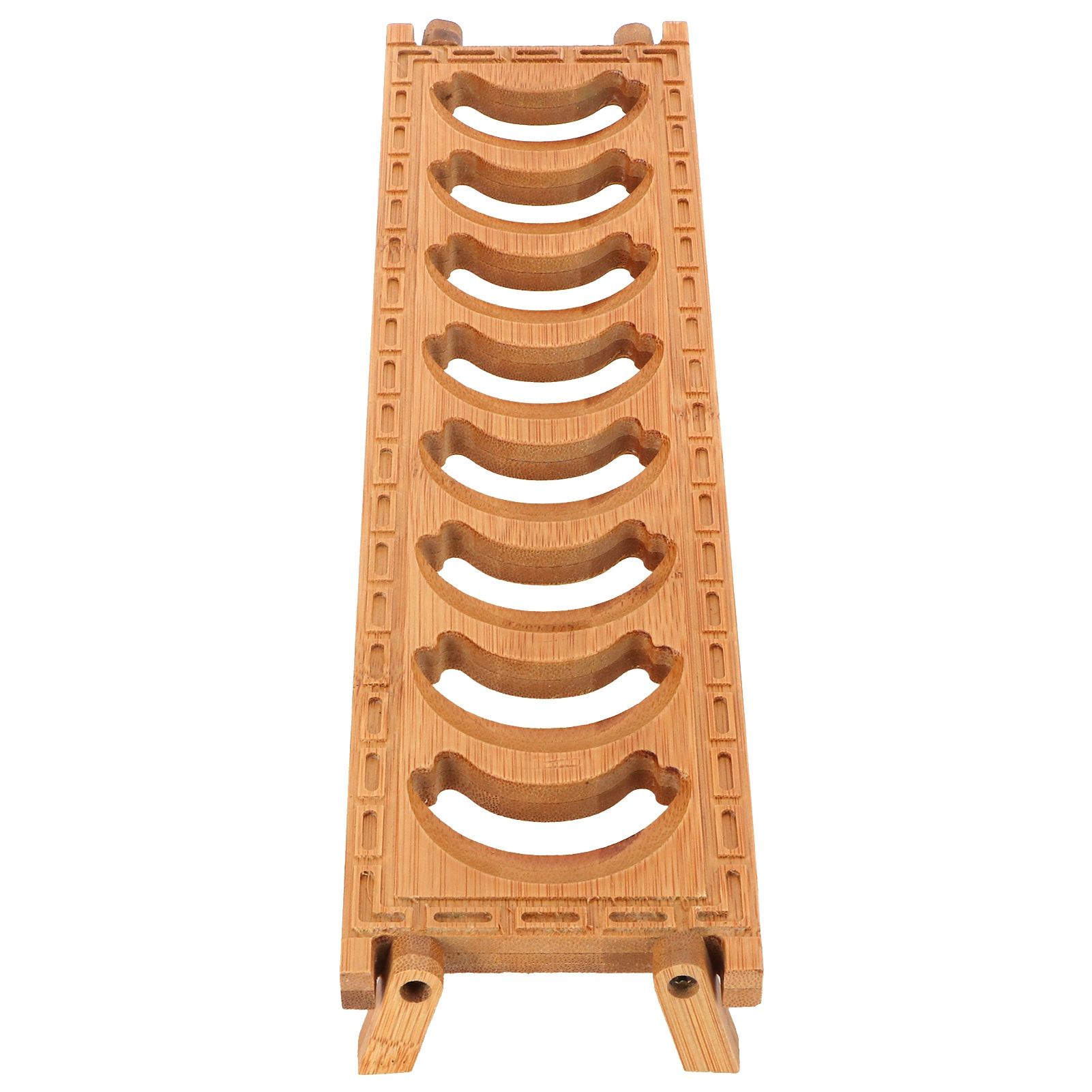 Bamboo Teacup Holder Shelf Tea Cup Draining Rack Organizer Tea Ceremony view 4