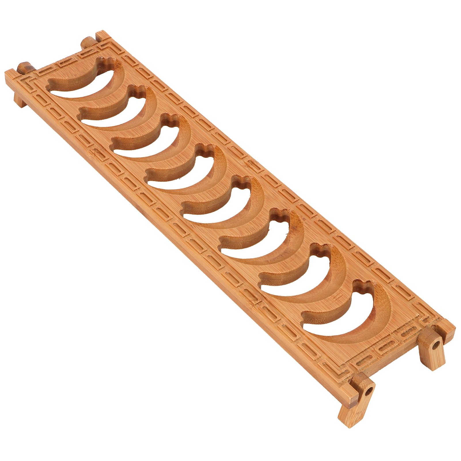 Bamboo Teacup Holder Shelf Tea Cup Draining Rack Organizer Tea Ceremony view 5