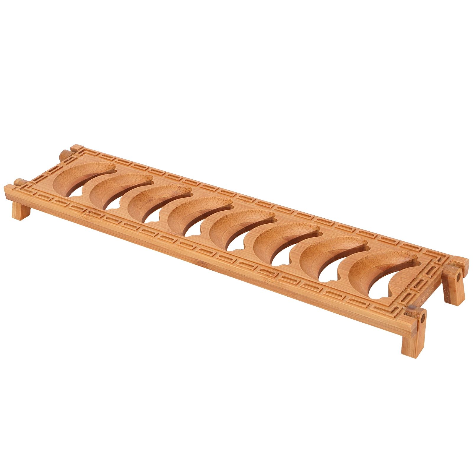 Bamboo Teacup Holder Shelf Tea Cup Draining Rack Organizer Tea Ceremony view 6