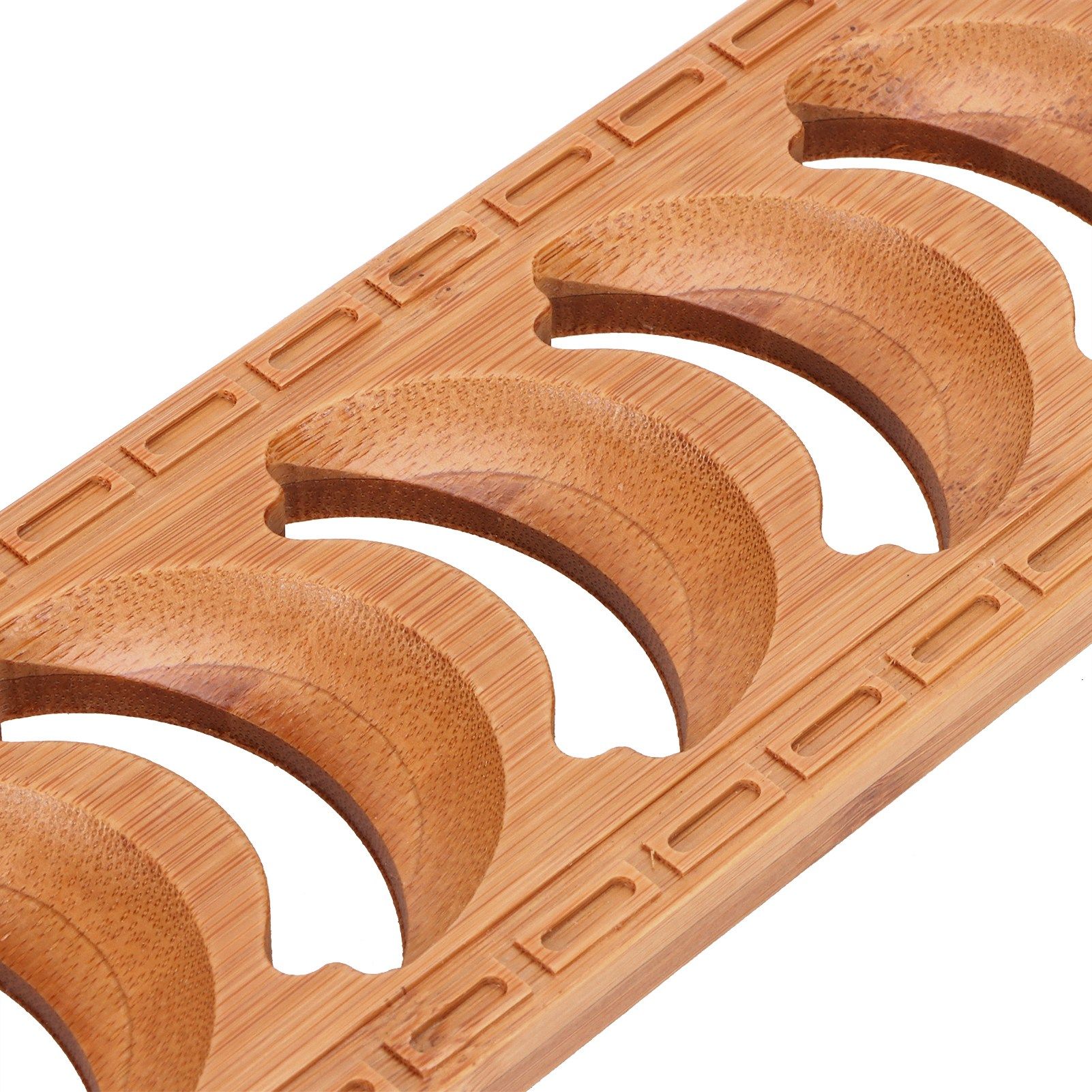 Bamboo Teacup Holder Shelf Tea Cup Draining Rack Organizer Tea Ceremony view 11