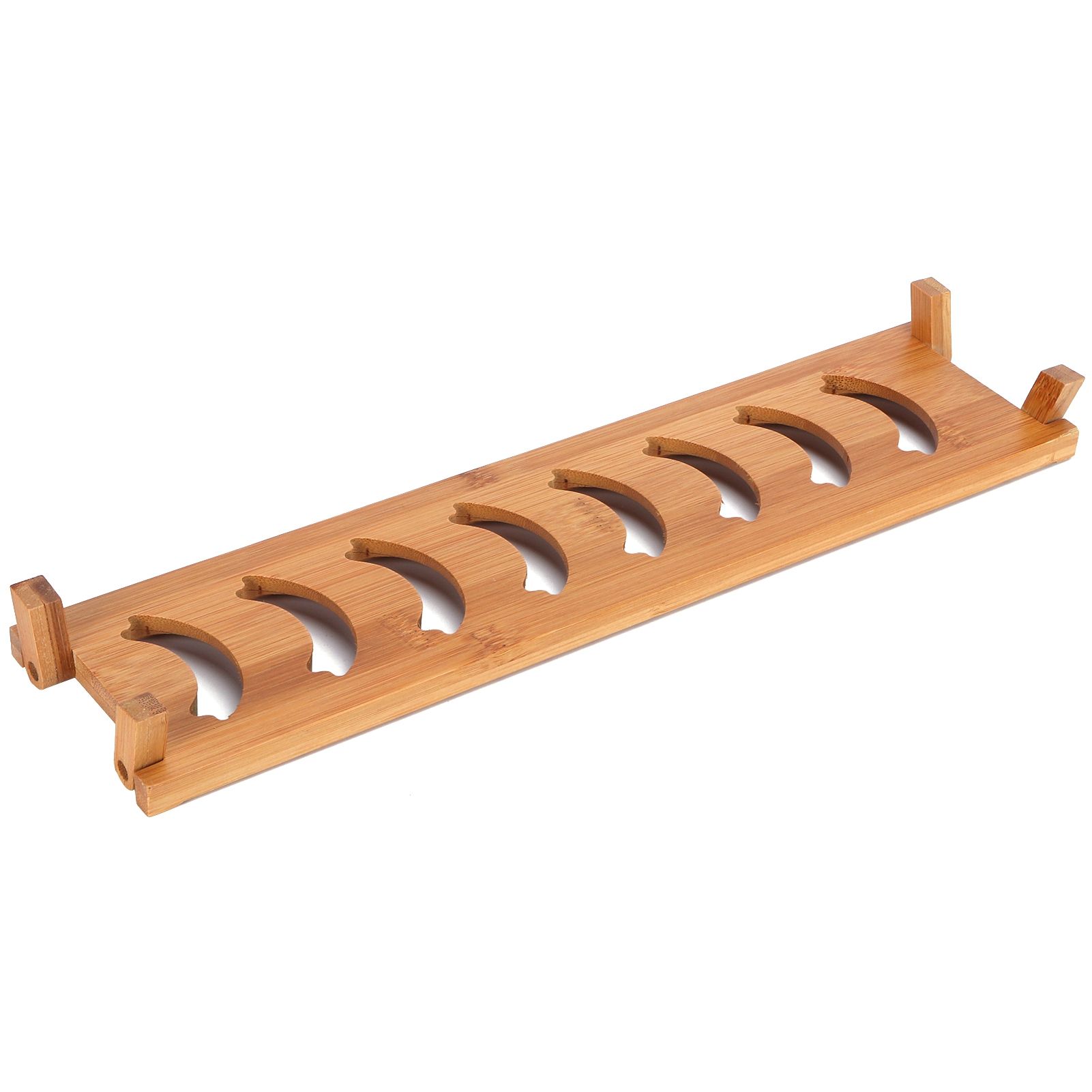 Bamboo Teacup Holder Shelf Tea Cup Draining Rack Organizer Tea Ceremony view 14