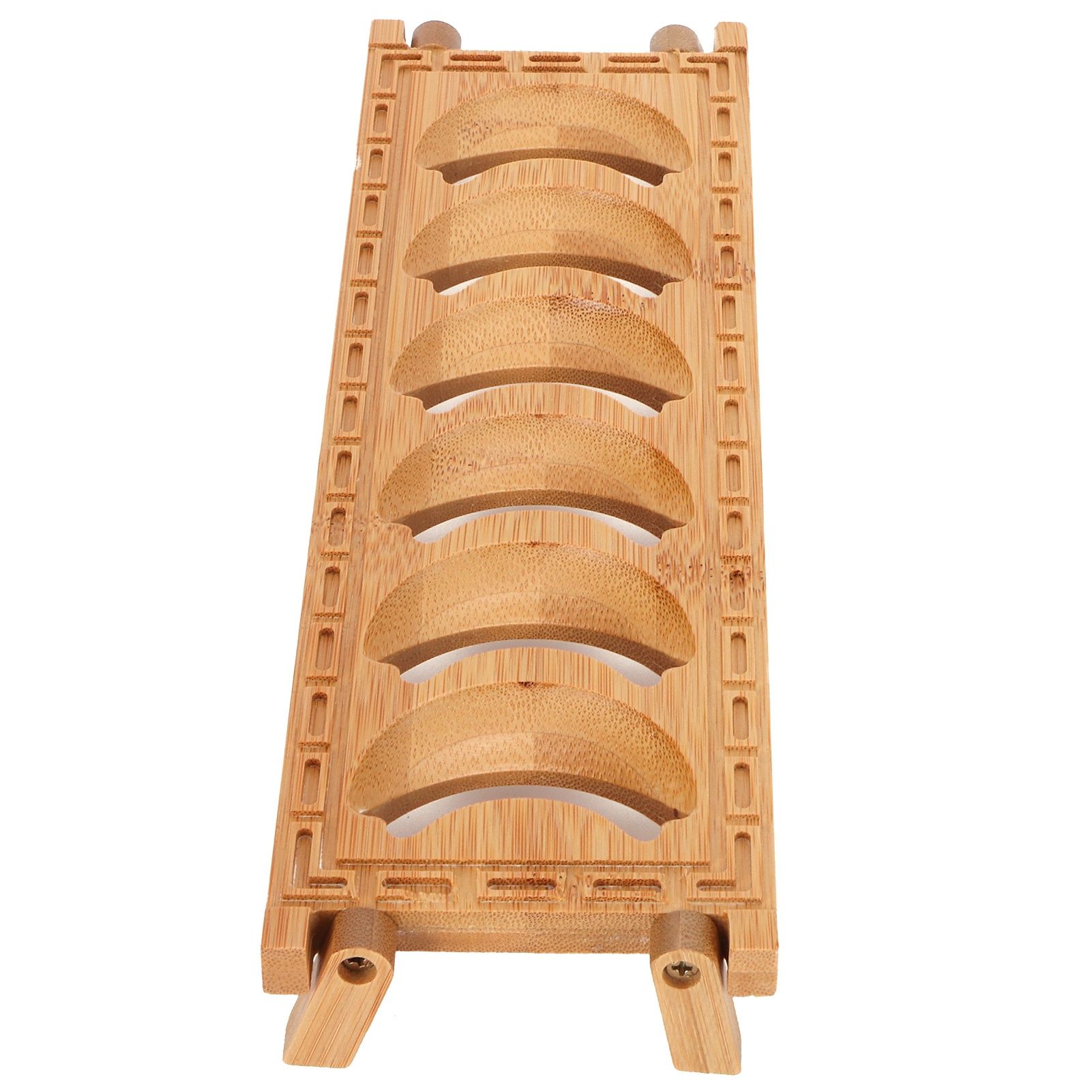 Bamboo Teacup Holder Shelf Tea Cup Draining Rack Organizer Tea Ceremony view 5