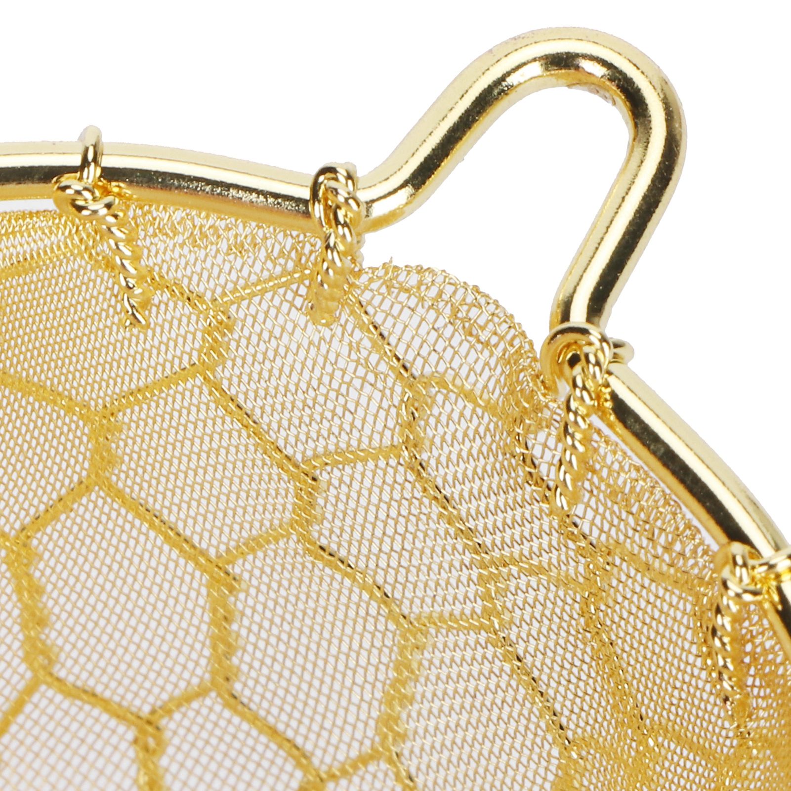Copper Tea Infuser Strainer Reusable Loose Leaf Teapot Filter with Long Handle view 12