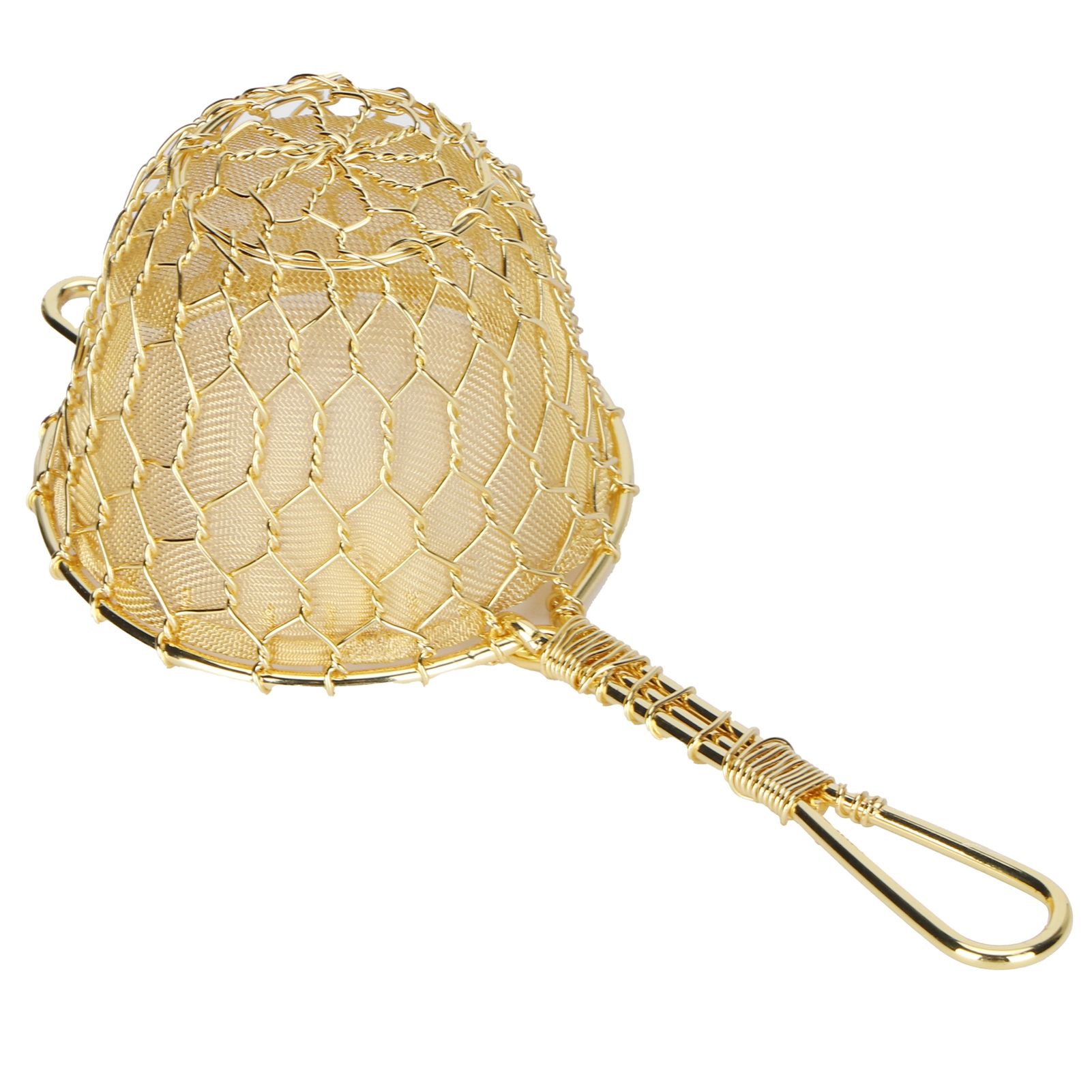 Copper Tea Infuser Strainer Reusable Loose Leaf Teapot Filter with Long Handle view 13