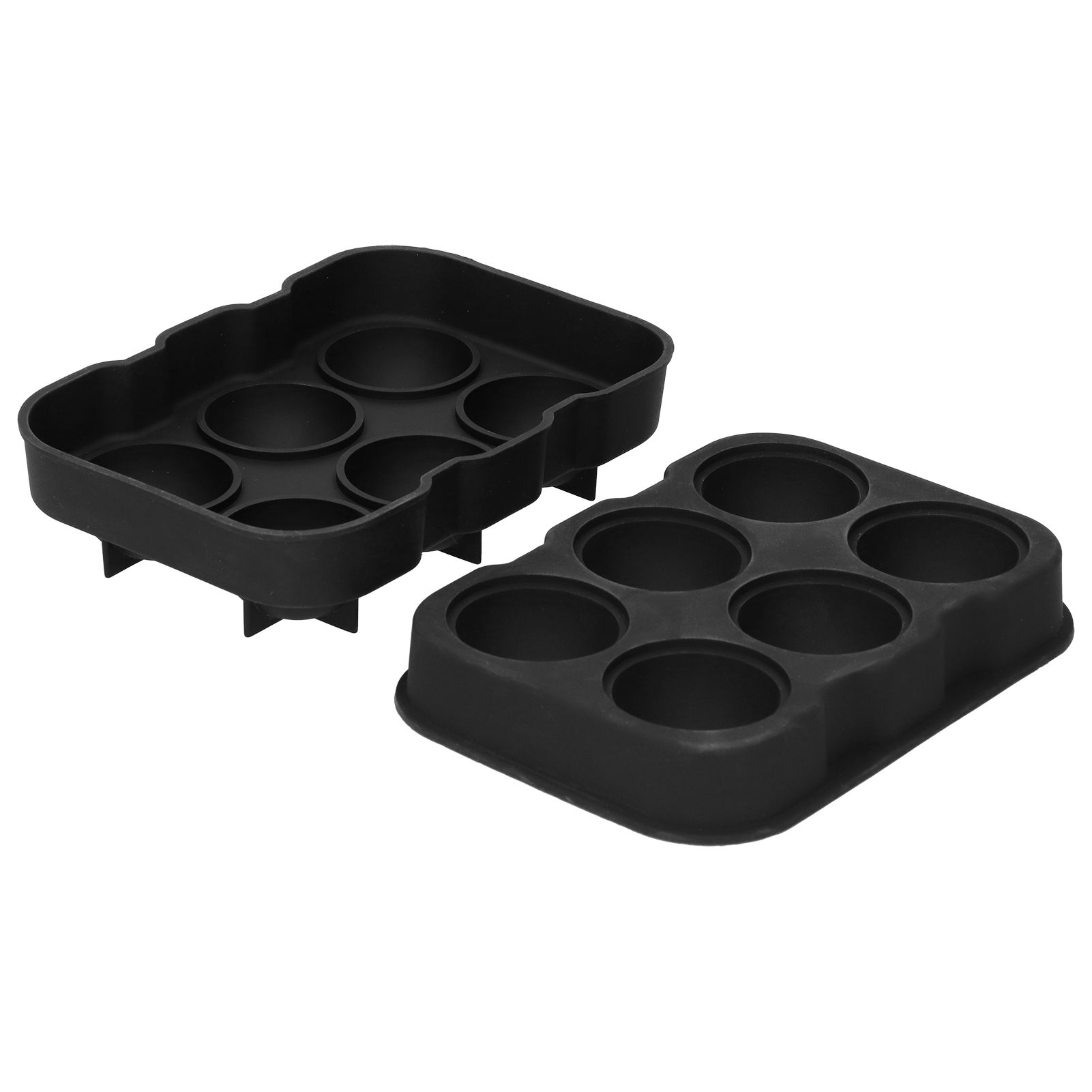 6 Cavity DIY Ice Cubes Mold Ice Ball Maker Mould Tray for Bar Party Cocktail view 2