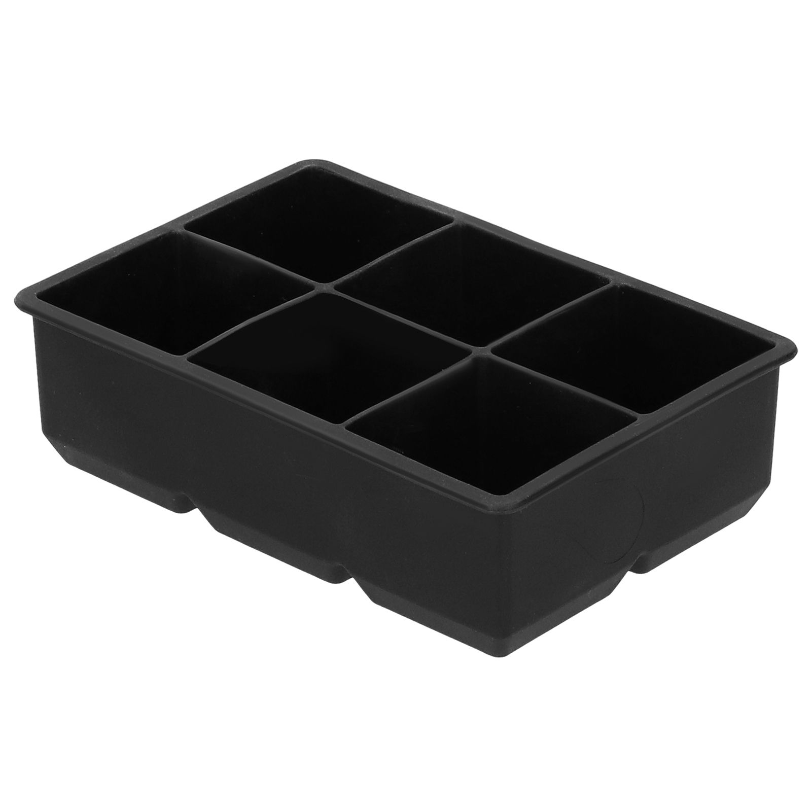 6-Grid Large Ice Cubes Maker Square Ice Cubes Tray Silicone Ice Mold Party Bar