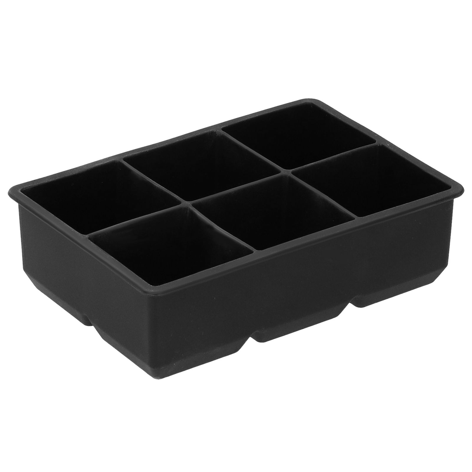 6-Grid Large Ice Cubes Maker Square Ice Cubes Tray Silicone Ice Mold Party Bar view 4