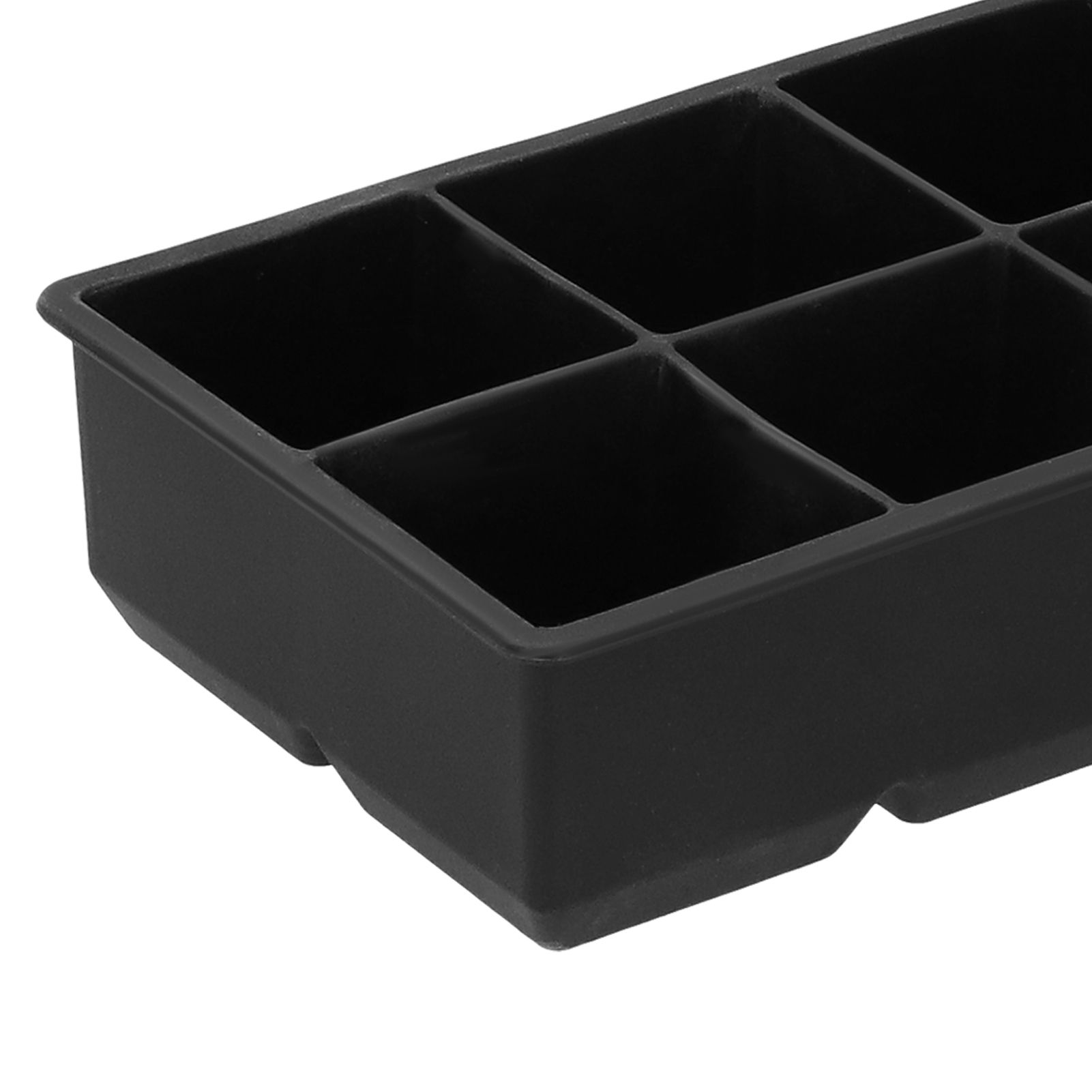 6-Grid Large Ice Cubes Maker Square Ice Cubes Tray Silicone Ice Mold Party Bar view 12