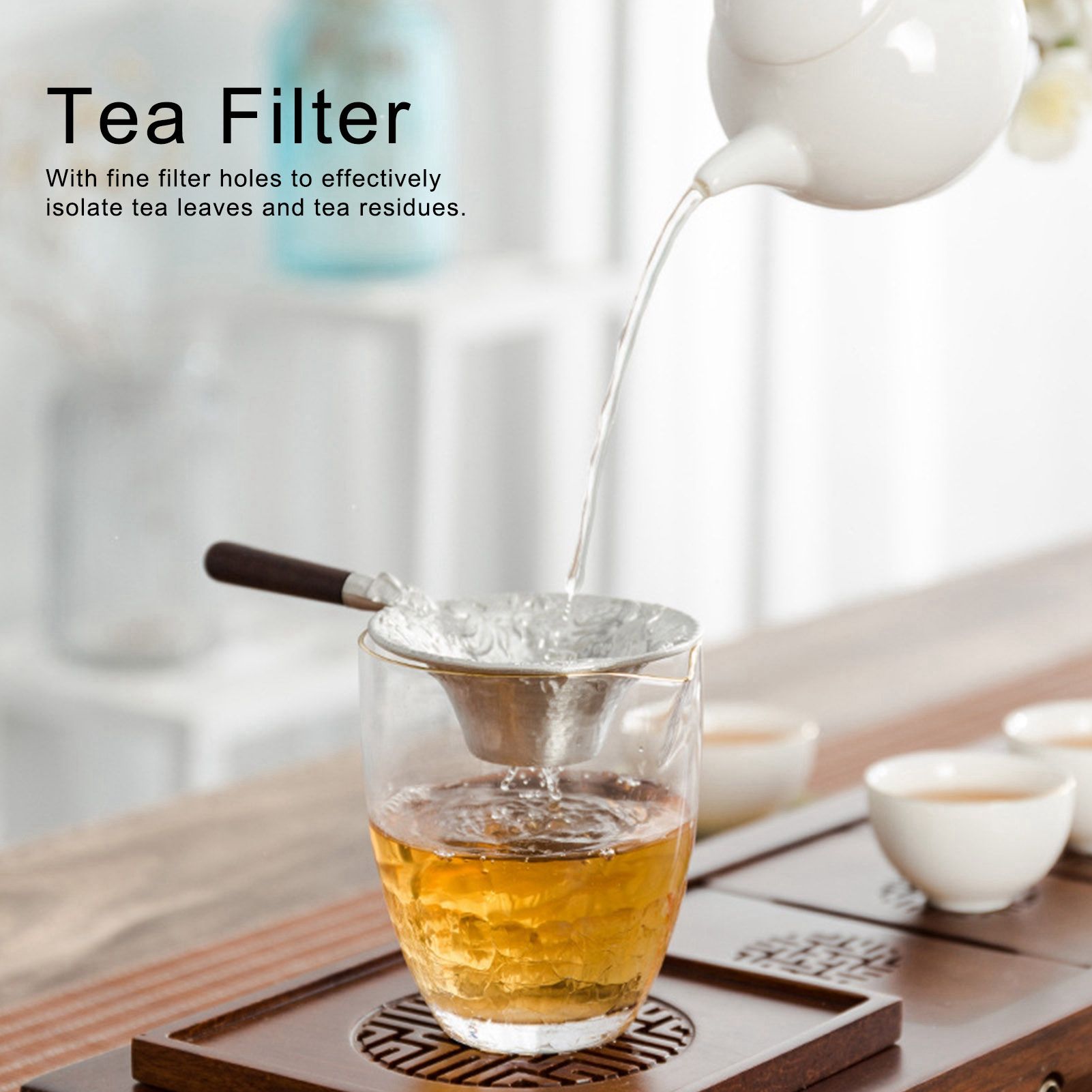 Tea Strainer Japanese Style Hand Made Tea Leaf Infuser Filter Tea Set view 14