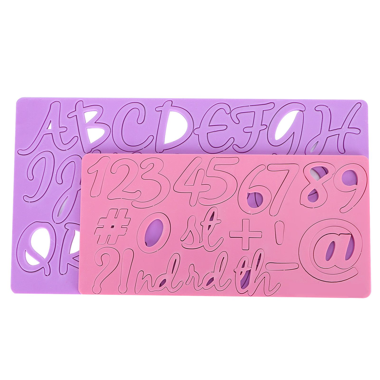 Cake Embossing Mold Alphabet Number Fondant Cake Embosser Decoration Baking Tool view 3
