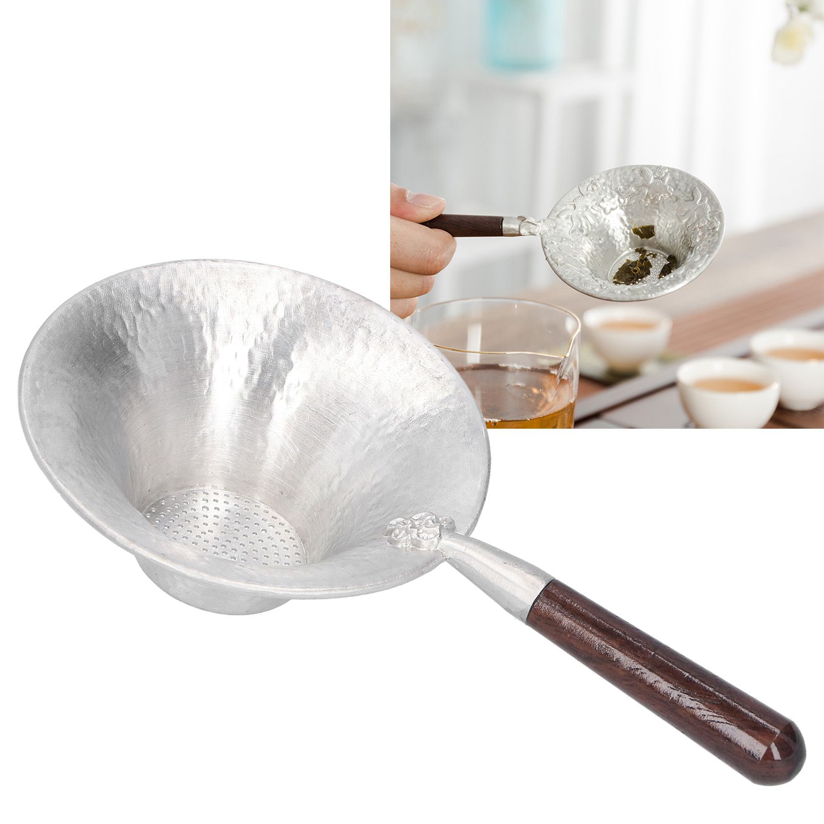Tea Strainer Innovative Tea Leaf Infuser Filter Brewing Device for Home Office view 9