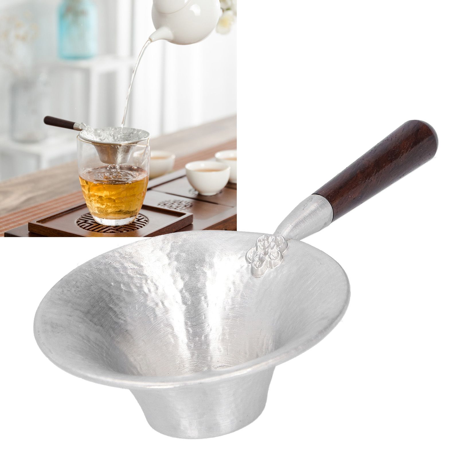 Tea Strainer Innovative Tea Leaf Infuser Filter Brewing Device for Home Office view 10