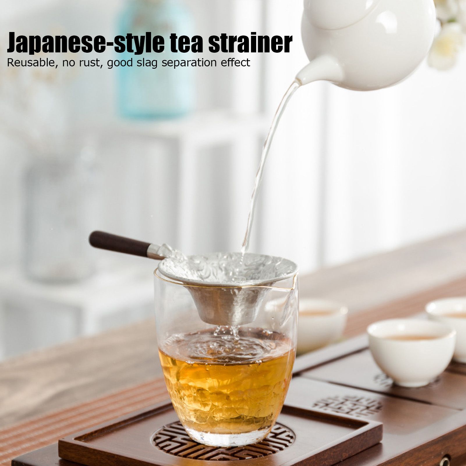 Tea Strainer Innovative Tea Leaf Infuser Filter Brewing Device for Home Office view 12