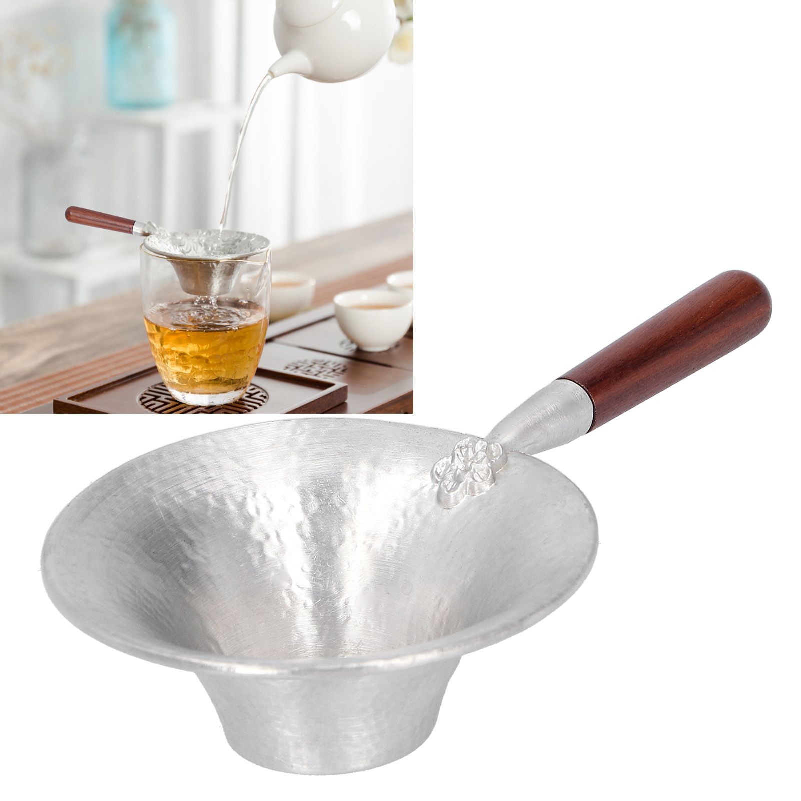 Tea Strainer Innovative Tea Leaf Infuser Filter Brewing Device for Home Office view 10