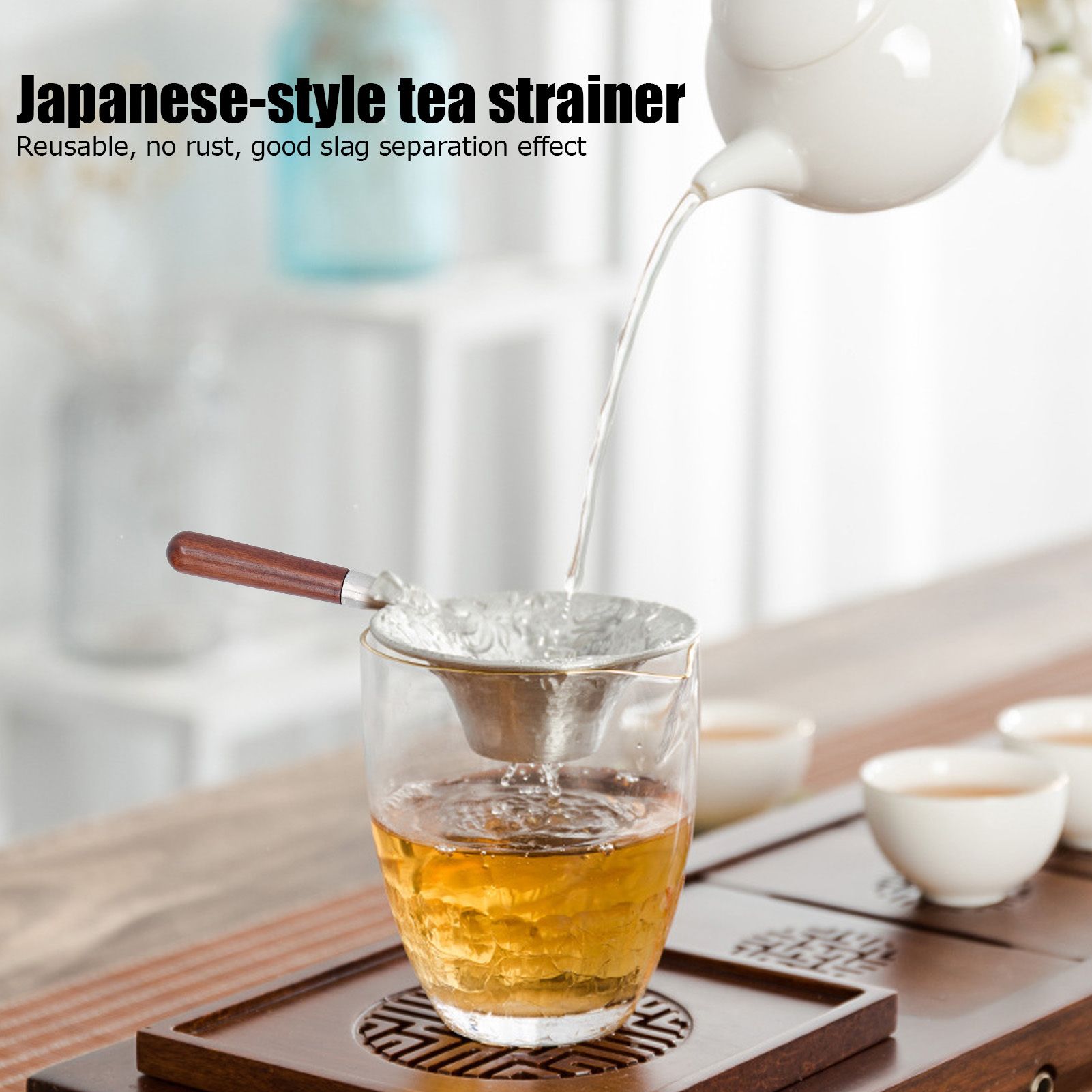 Tea Strainer Innovative Tea Leaf Infuser Filter Brewing Device for Home Office view 12