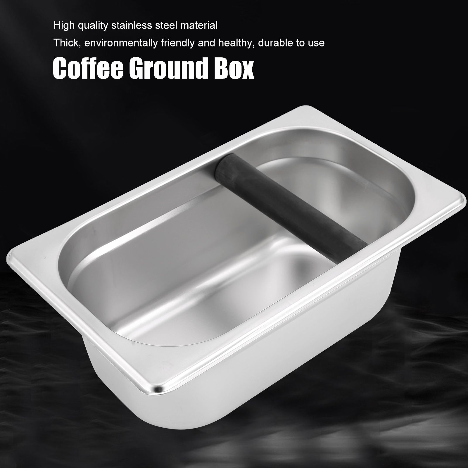 Knock Box Stainless Steel Coffee Slag Grind Bucket Container Coffee Machine view 13