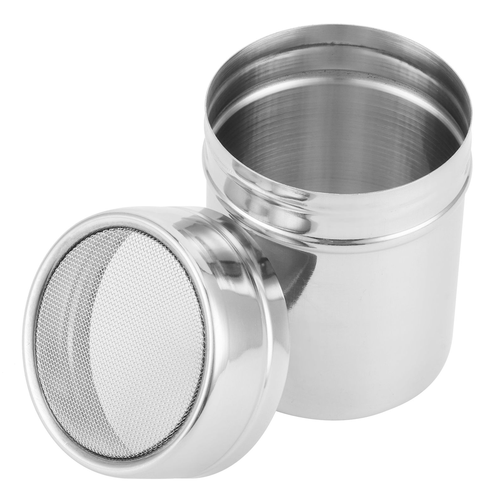 Stainless Steel Fine Mesh Powder Shaker Chocolate Coffee Sifter for Kitchen view 6