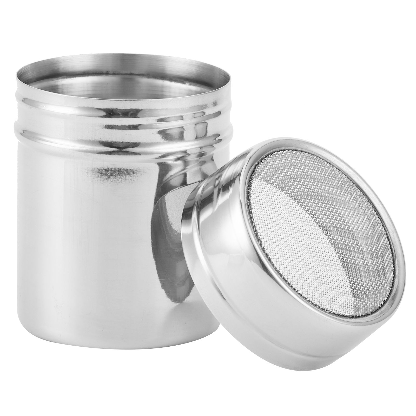 Stainless Steel Fine Mesh Powder Shaker Chocolate Coffee Sifter for Kitchen view 5