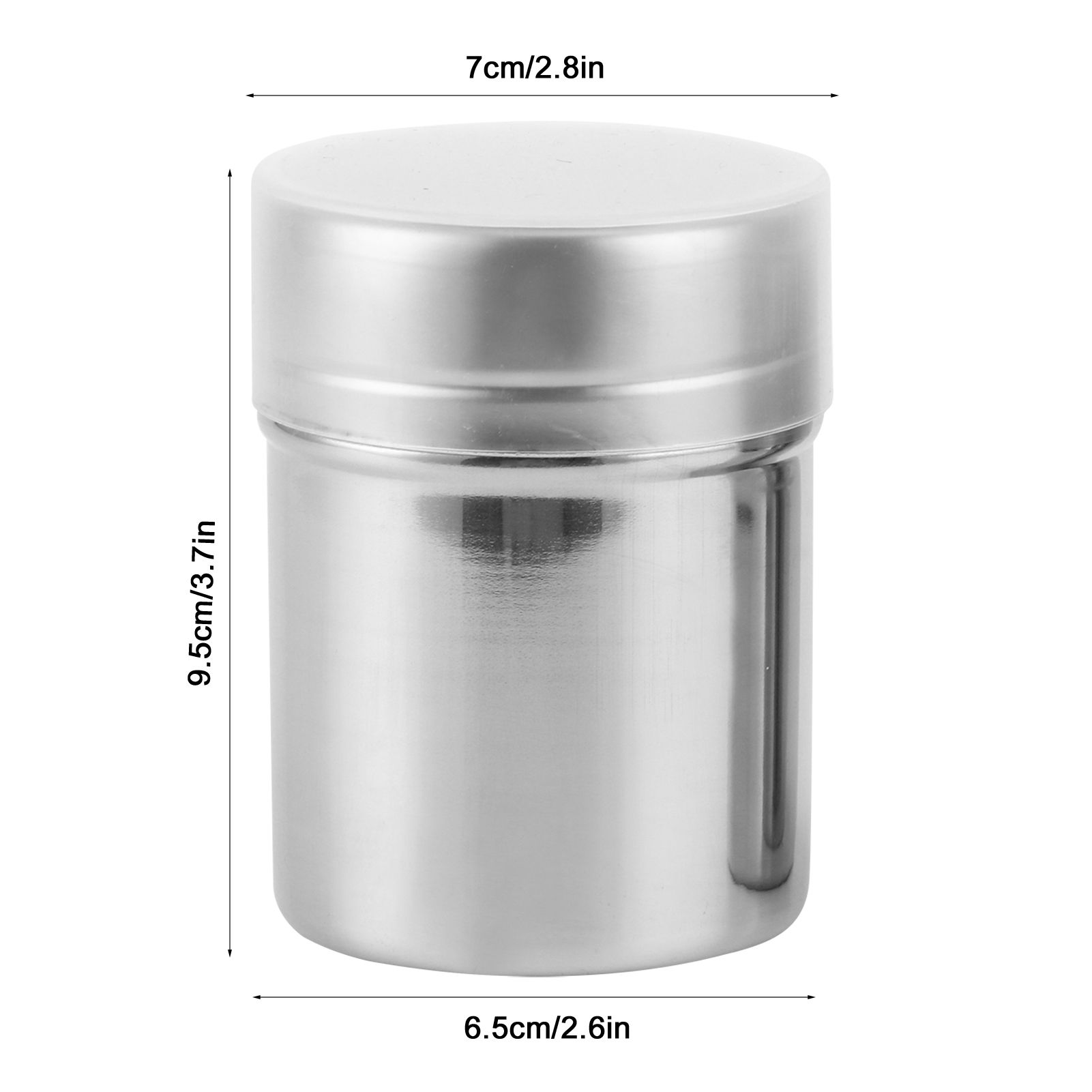 Stainless Steel Fine Mesh Powder Shaker Chocolate Coffee Sifter for Kitchen view 13