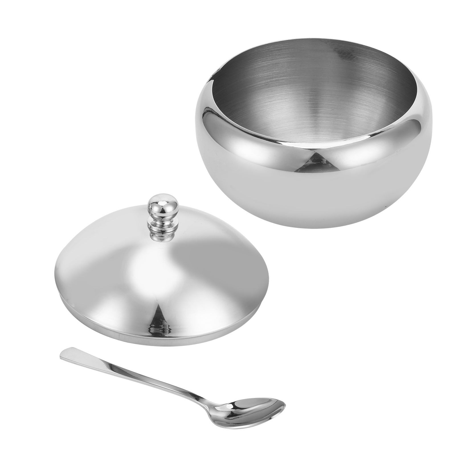 Seasoning Box 304 Stainless Steel Sugar Salt Bowl Container Household Supplies view 2