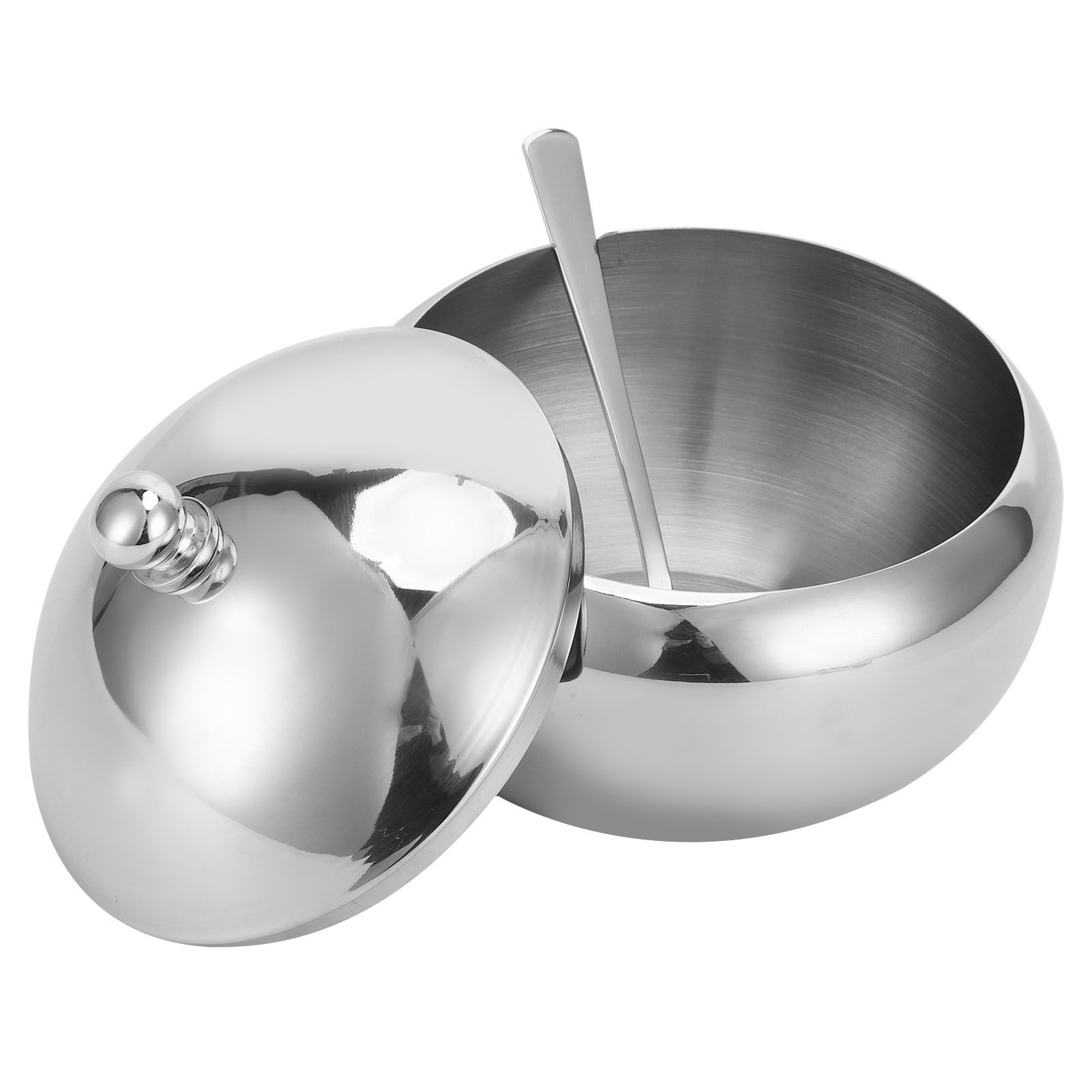 Seasoning Box 304 Stainless Steel Sugar Salt Bowl Container Household Supplies view 4