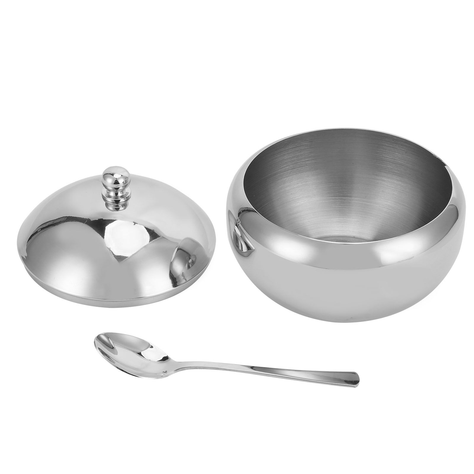 Seasoning Box 304 Stainless Steel Sugar Salt Bowl Container Household Supplies view 8