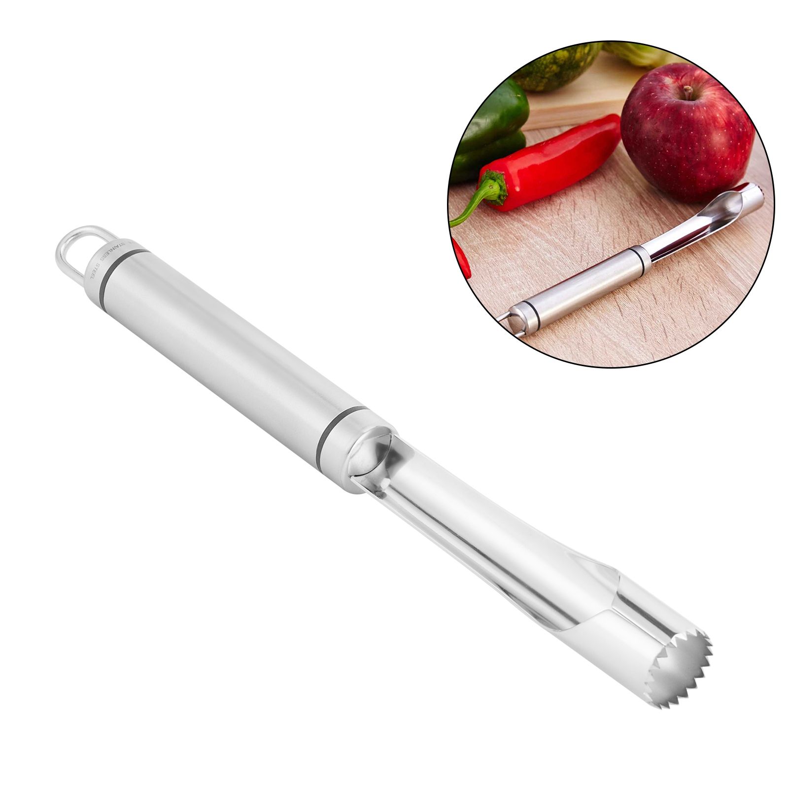 Apples Corer 304 Stainless Steel Fruit Pear Core Remover Tool Home Kitchen Gadgets view 10